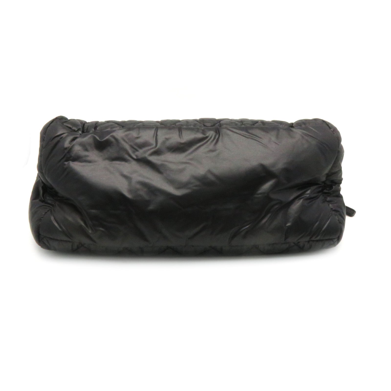 CHANEL rhombus nylon Shoulder Bag shoulder bag black