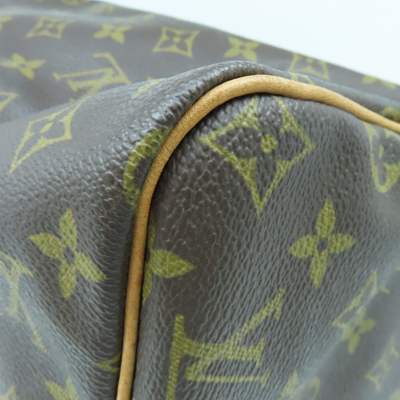 LOUIS VUITTON Monogram Speedy 30金扣手挽袋啡色