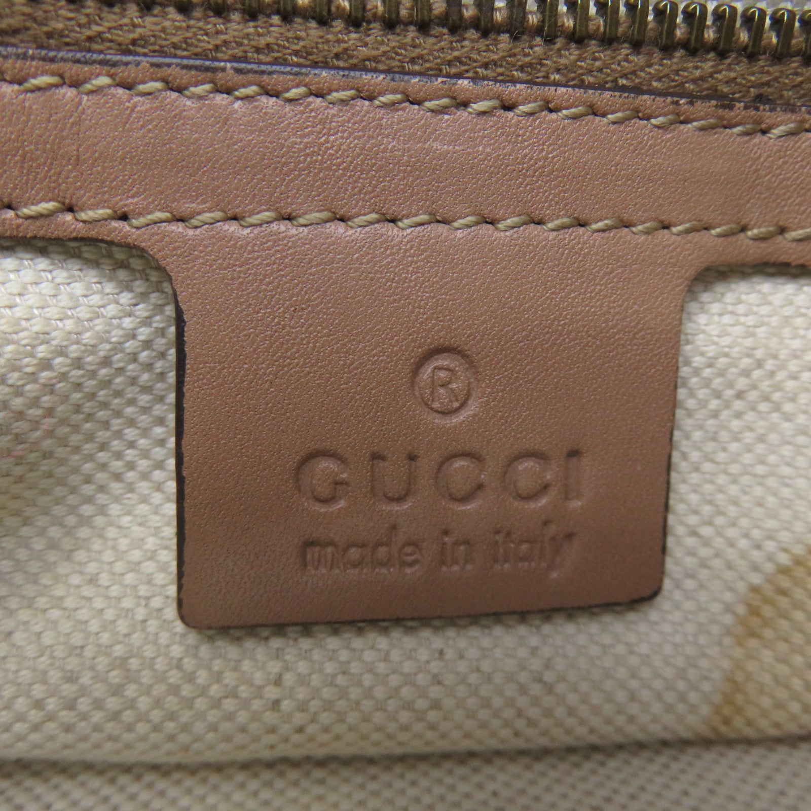GUCCI GG帆布Shoulder Bag肩背袋啡色