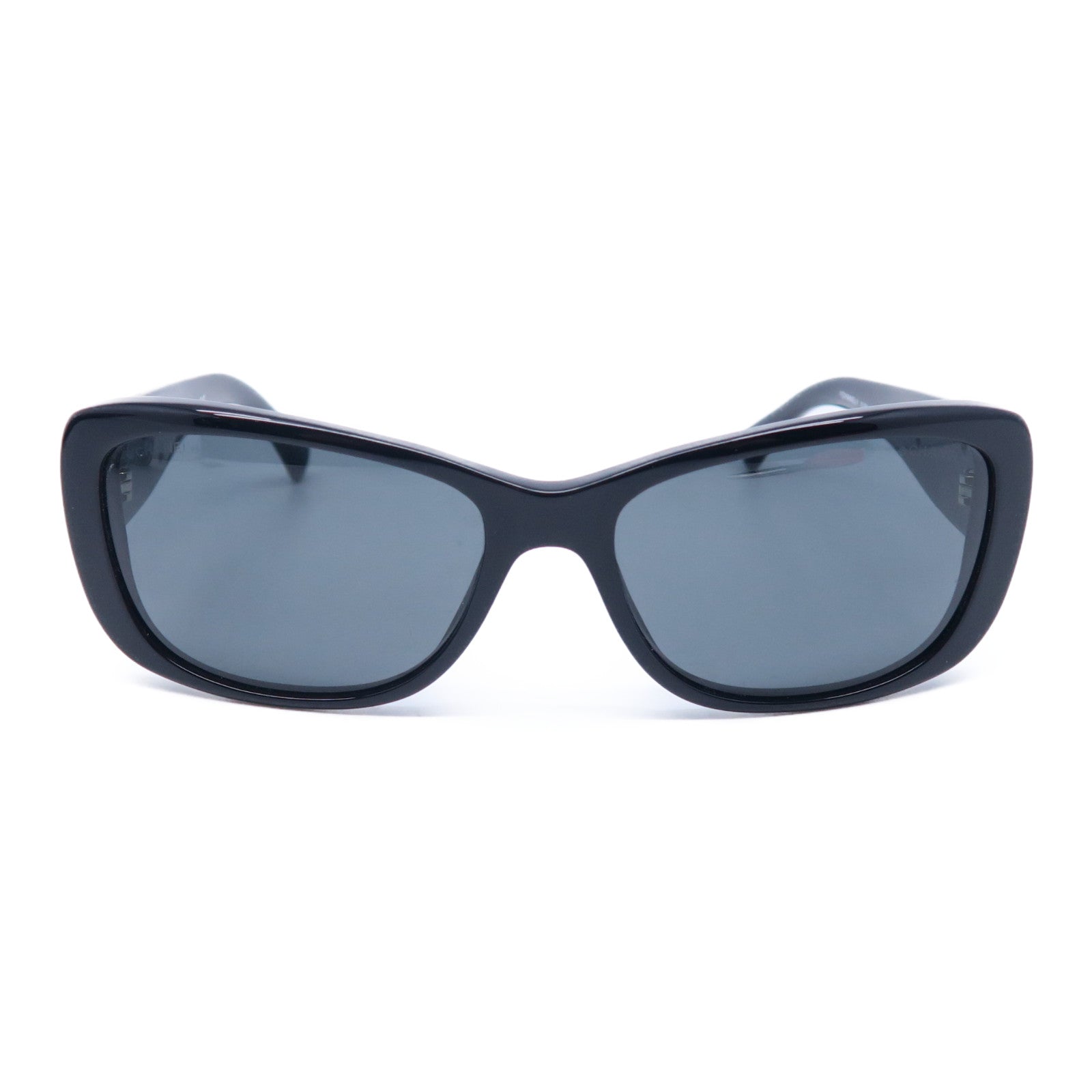 CHANEL PVC Sunglasses銀扣太陽眼鏡黑色/白色