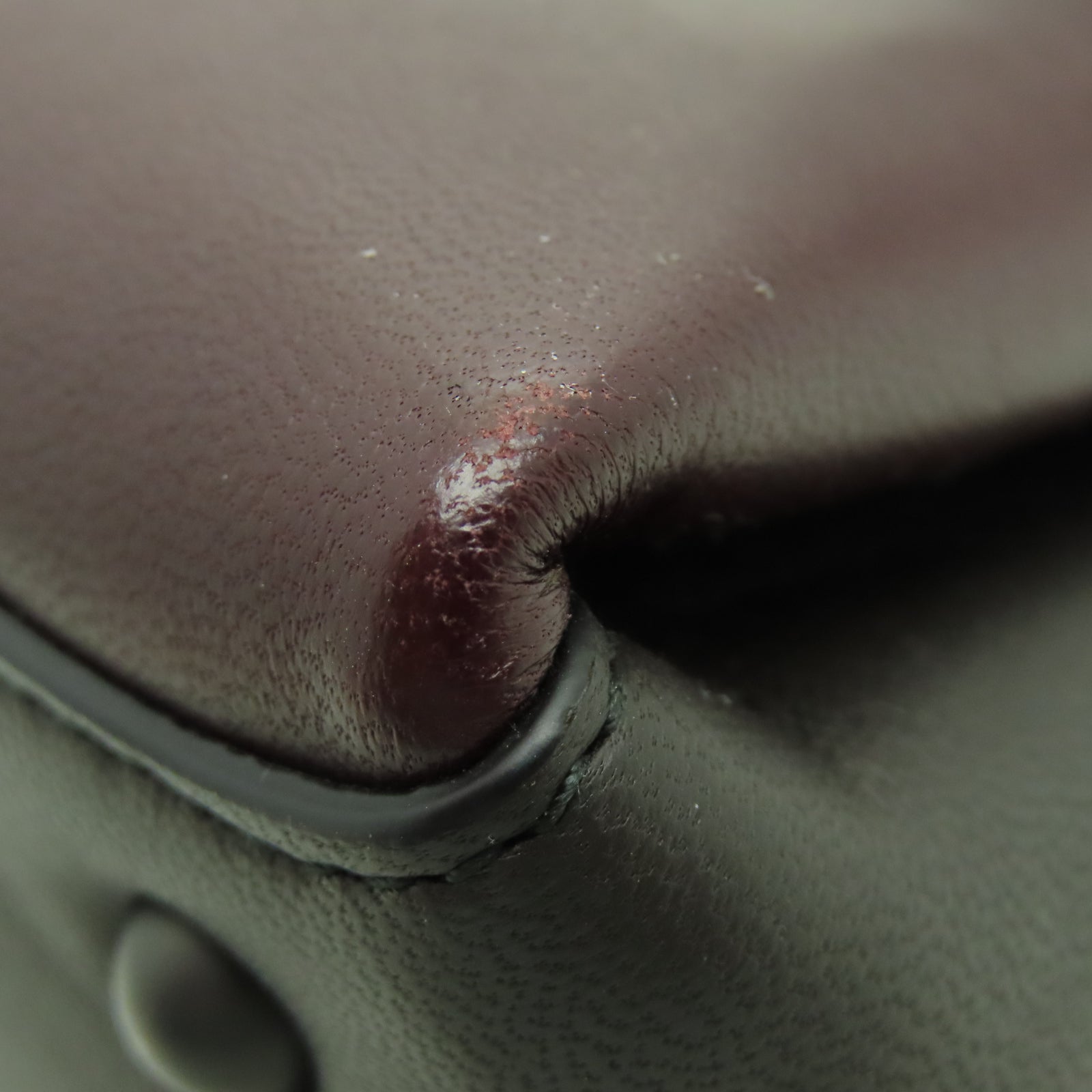 BOTTEGA VENETA 牛皮皮革2 Way Shoulder金扣手挽肩背兩用袋紅色/棕色