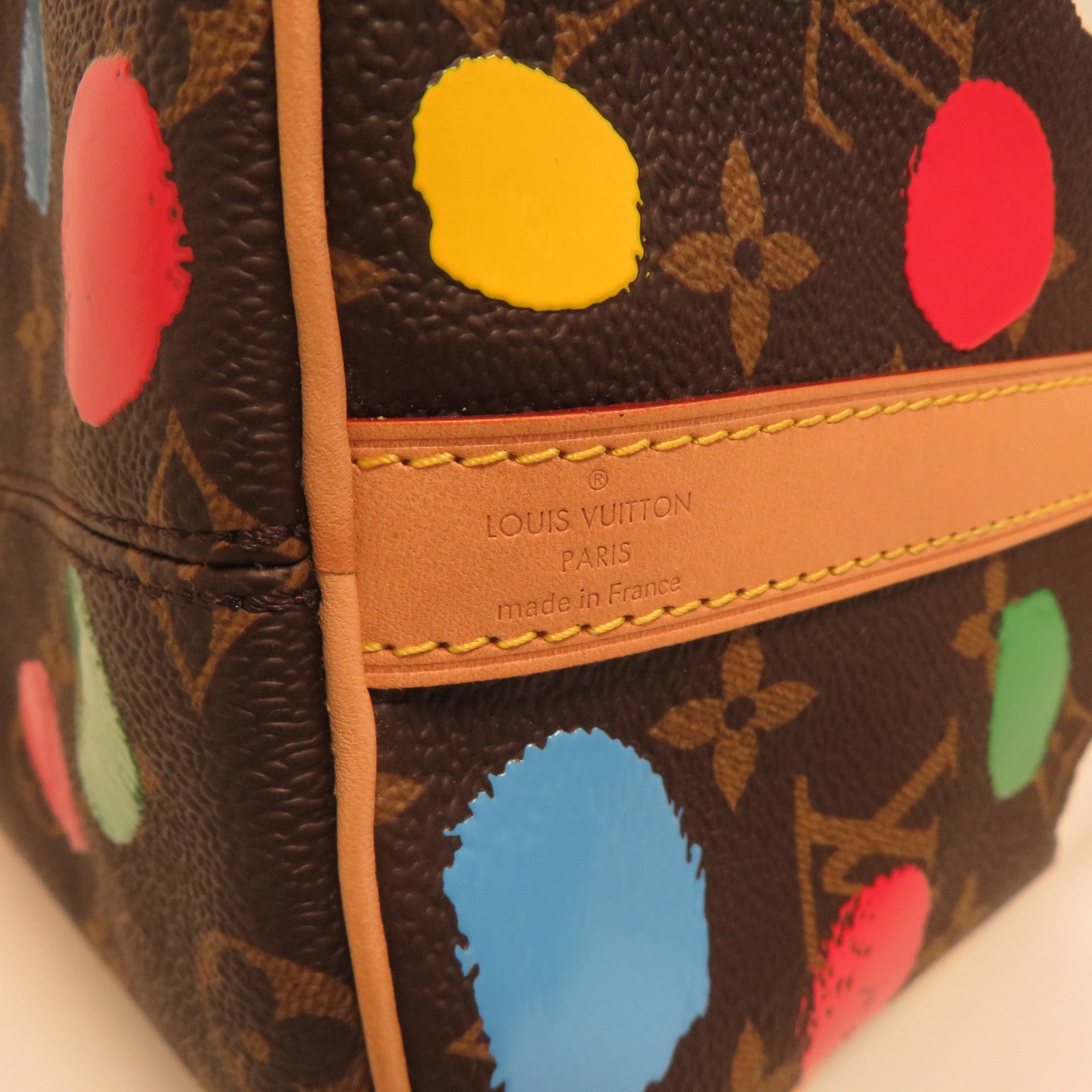 LOUIS VUITTON Monogram YK X LV Speedy Bandouliere 25金扣手挽肩背兩用袋啡色
