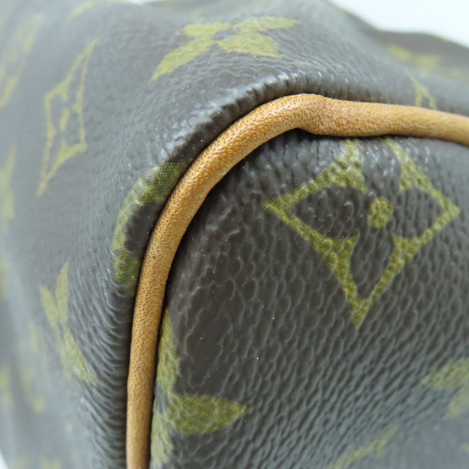 LOUIS VUITTON Monogram Speedy 30金扣手挽袋啡色