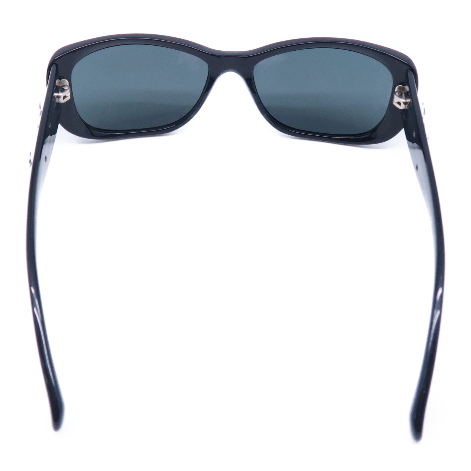 CHANEL PVC Sunglasses銀扣太陽眼鏡黑色/白色