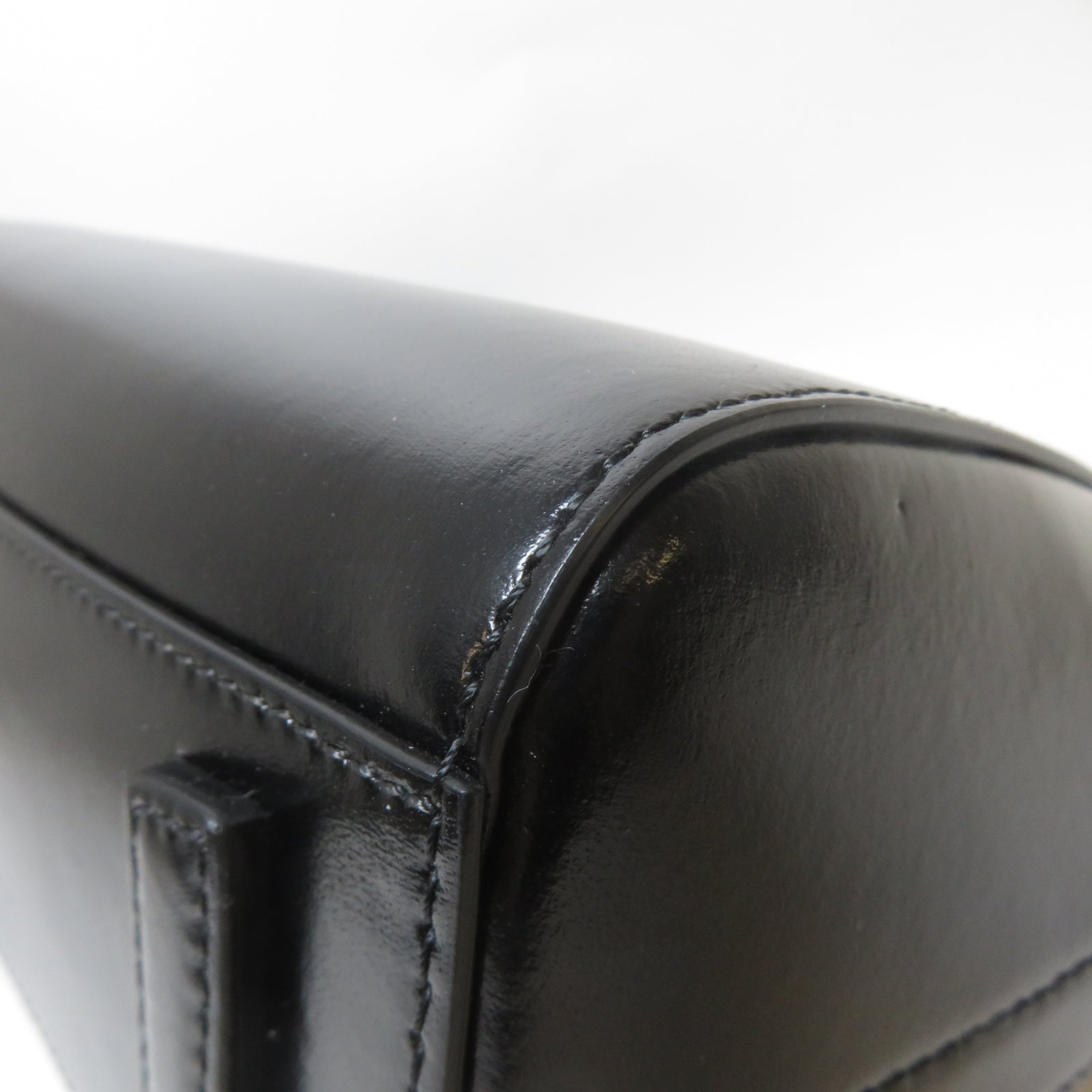 GIVENCHY 羊皮皮革2 Way Shoulder銀扣手挽肩背兩用袋黑色