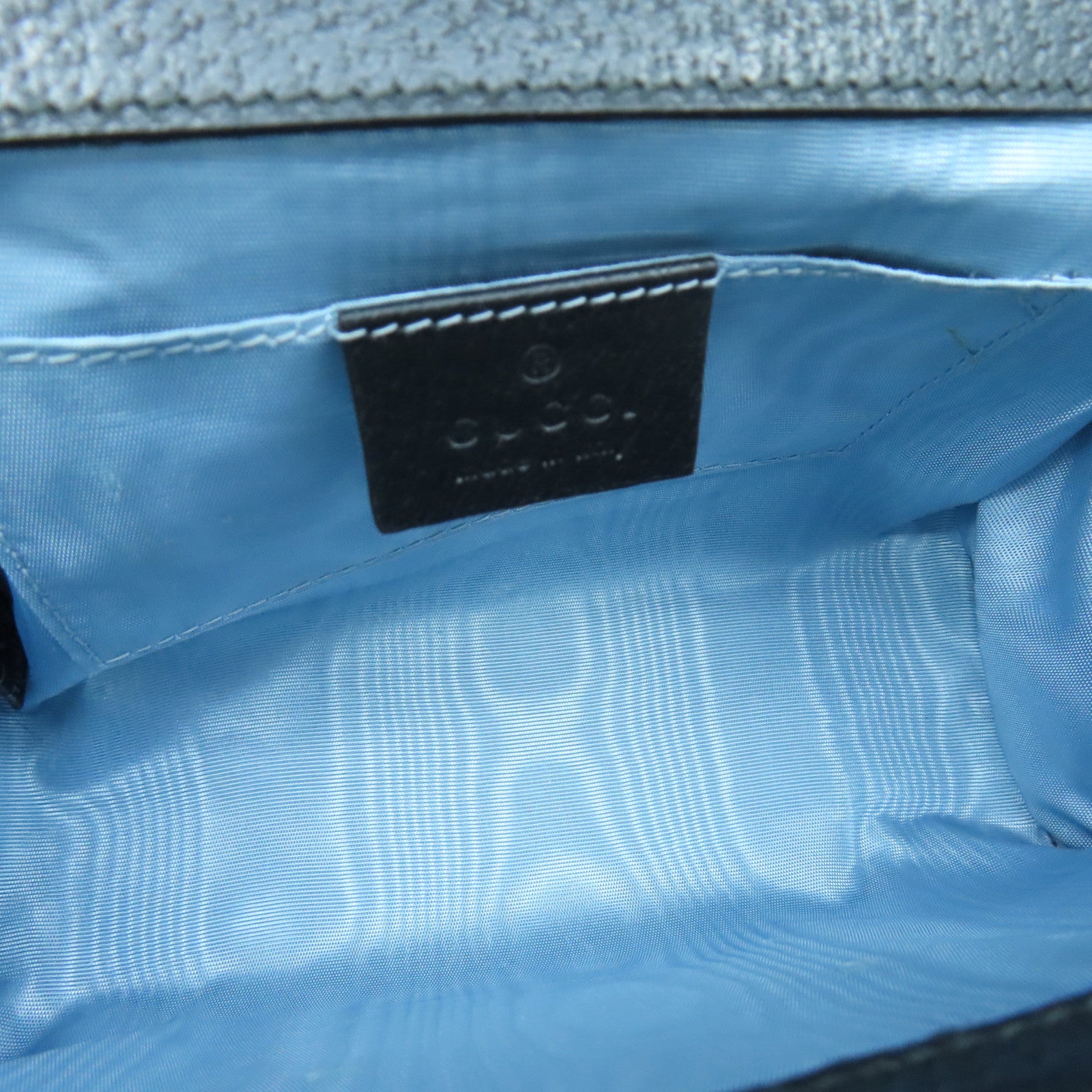 GUCCI 牛皮皮革Padlock Bee Star金扣鏈帶肩背袋黑色