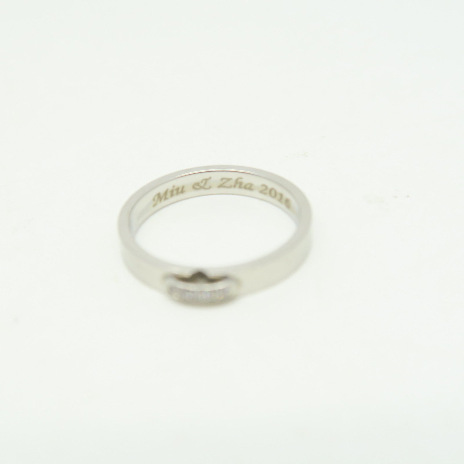 Chaumet Platinum 950Liens Diamond Ring US#5.75