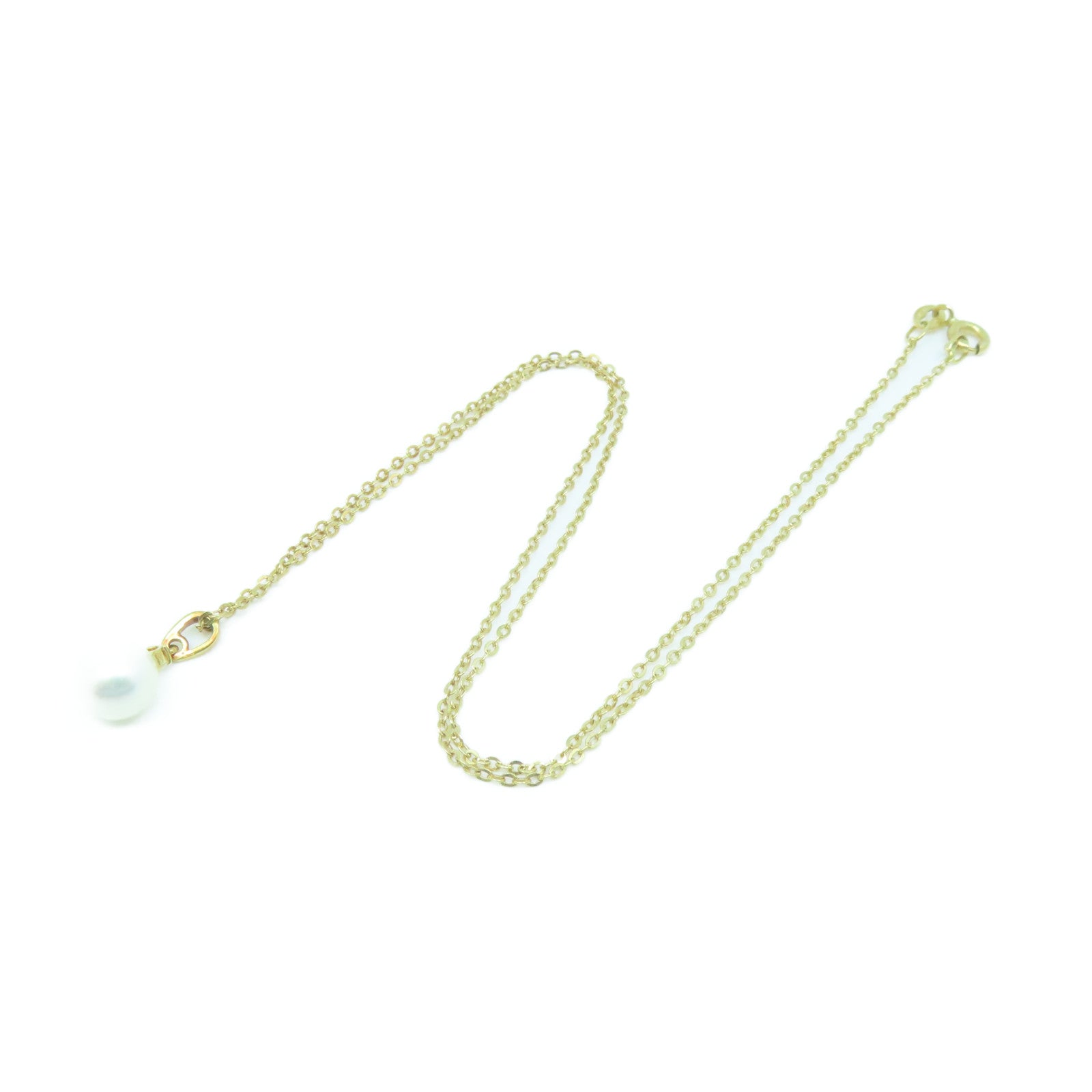 JEWELRY 18K Gold Pearl Necklace Necklace