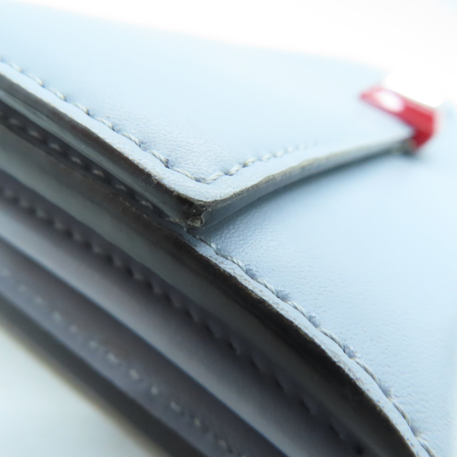 FENDI 牛皮皮革Long Wallet银扣长钱包灰色