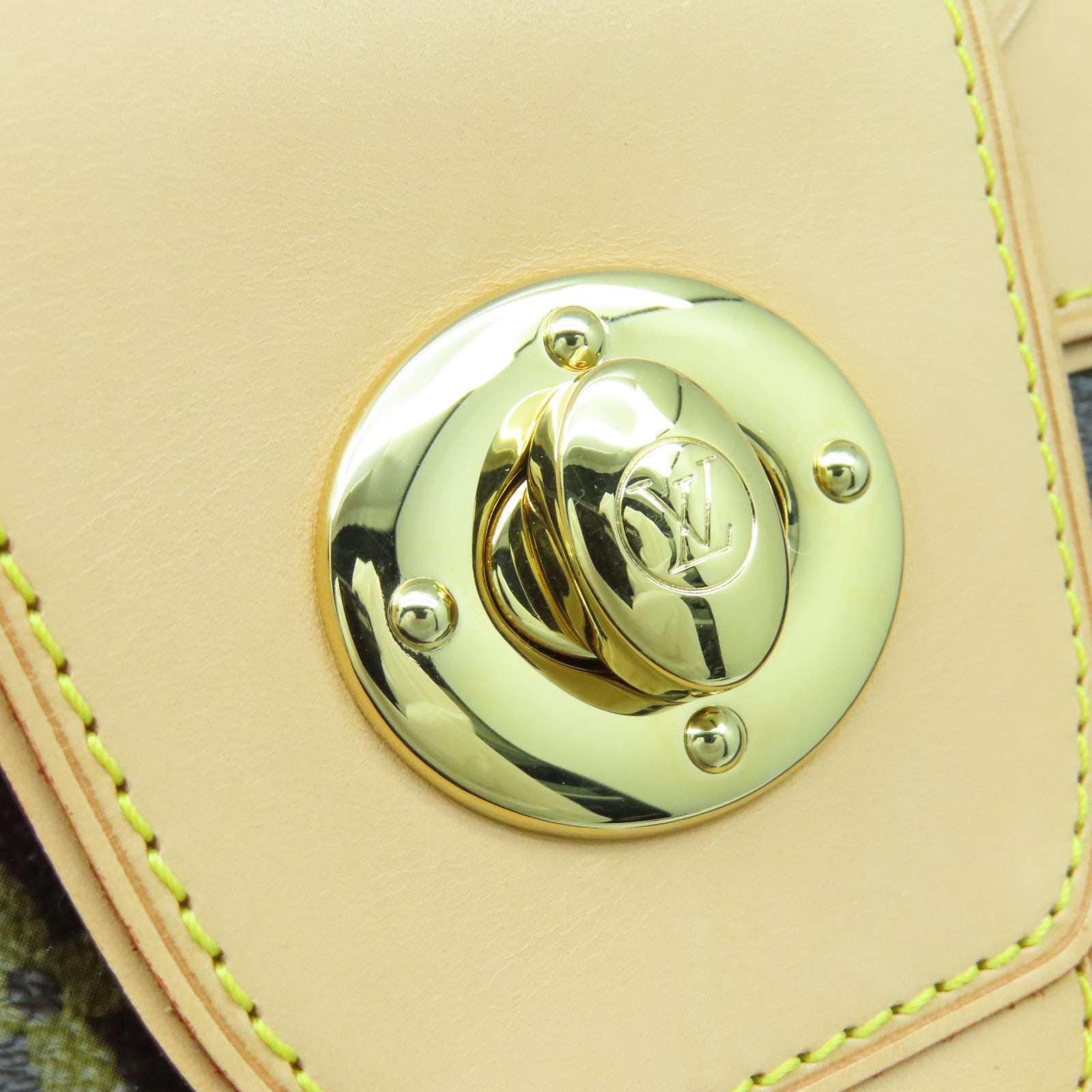 LOUIS VUITTON 【激減優惠】Monogram Boetie MM金扣手挽袋啡色