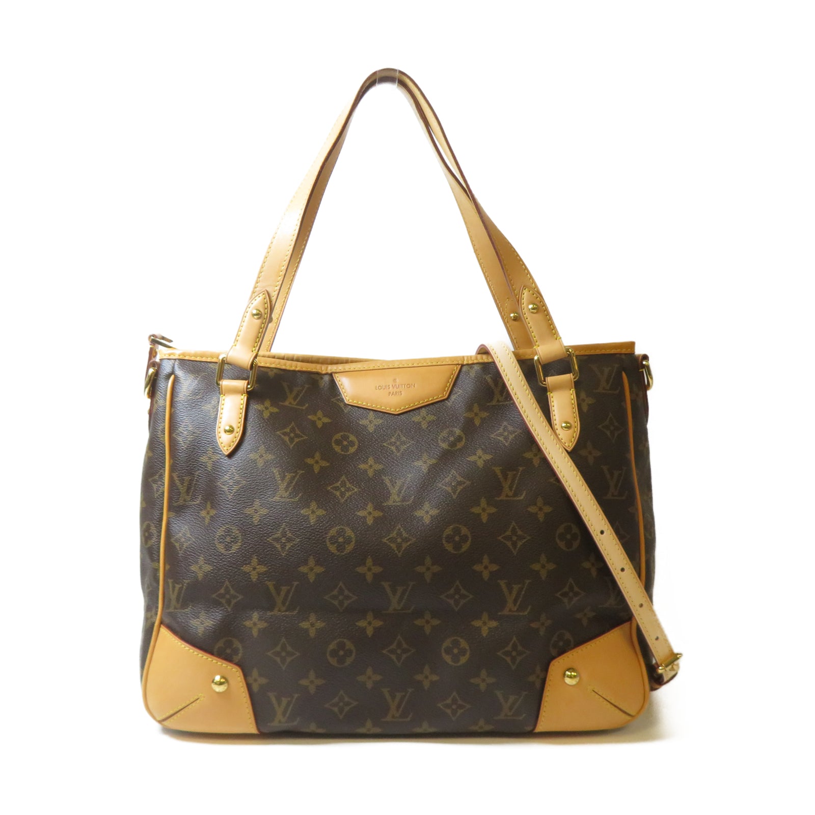 LOUIS VUITTON Monogram Estrela MM金扣手挽肩背兩用袋啡色
