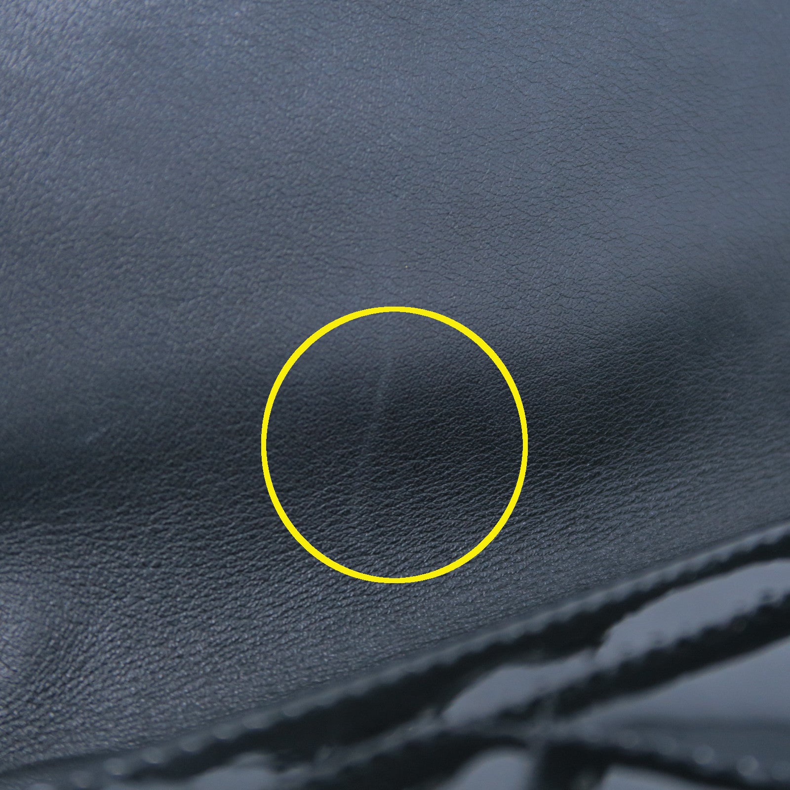 CHANEL 菱格漆皮皮革Chain Shoulder銀扣鏈帶手挽肩背兩用袋黑色