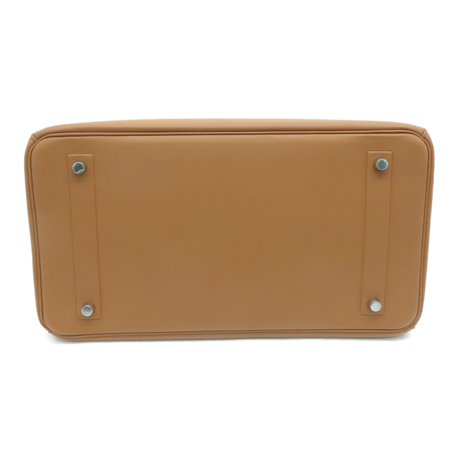 HERMES [Sharp Discount] Swift Leather Shadow 35 Handle Bag Gold