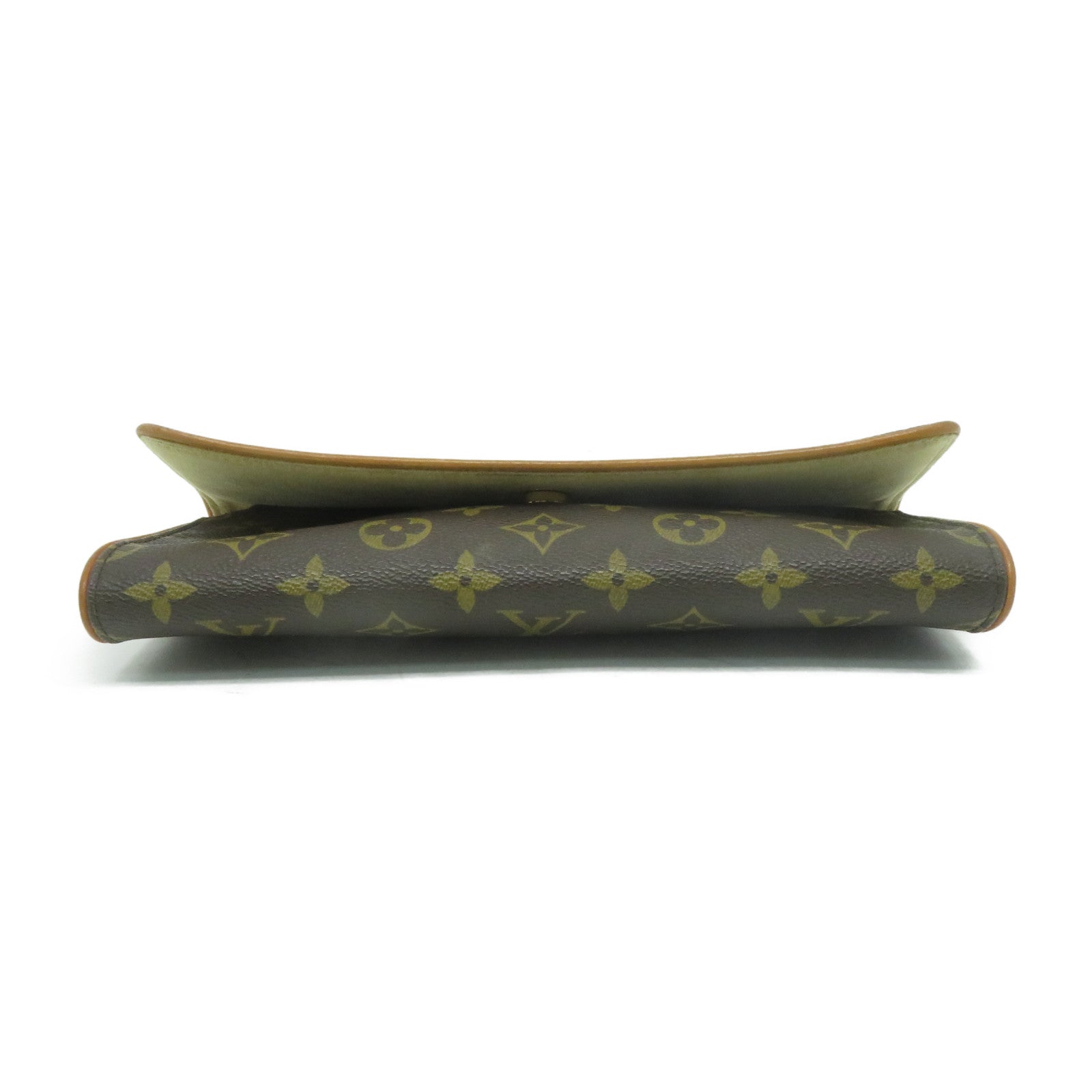 LOUIS VUITTON Monogram Pochette Twin GM金扣肩背袋啡色