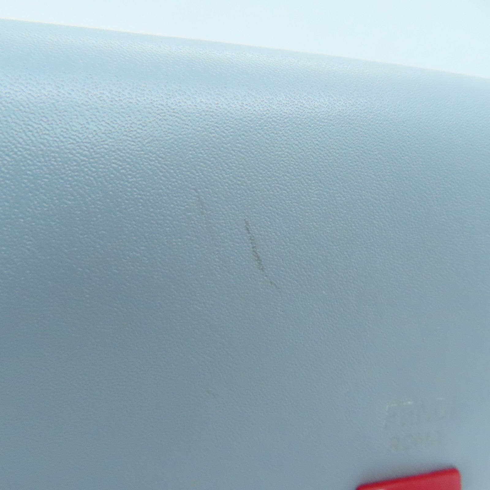 FENDI 牛皮皮革Long Wallet银扣长钱包灰色