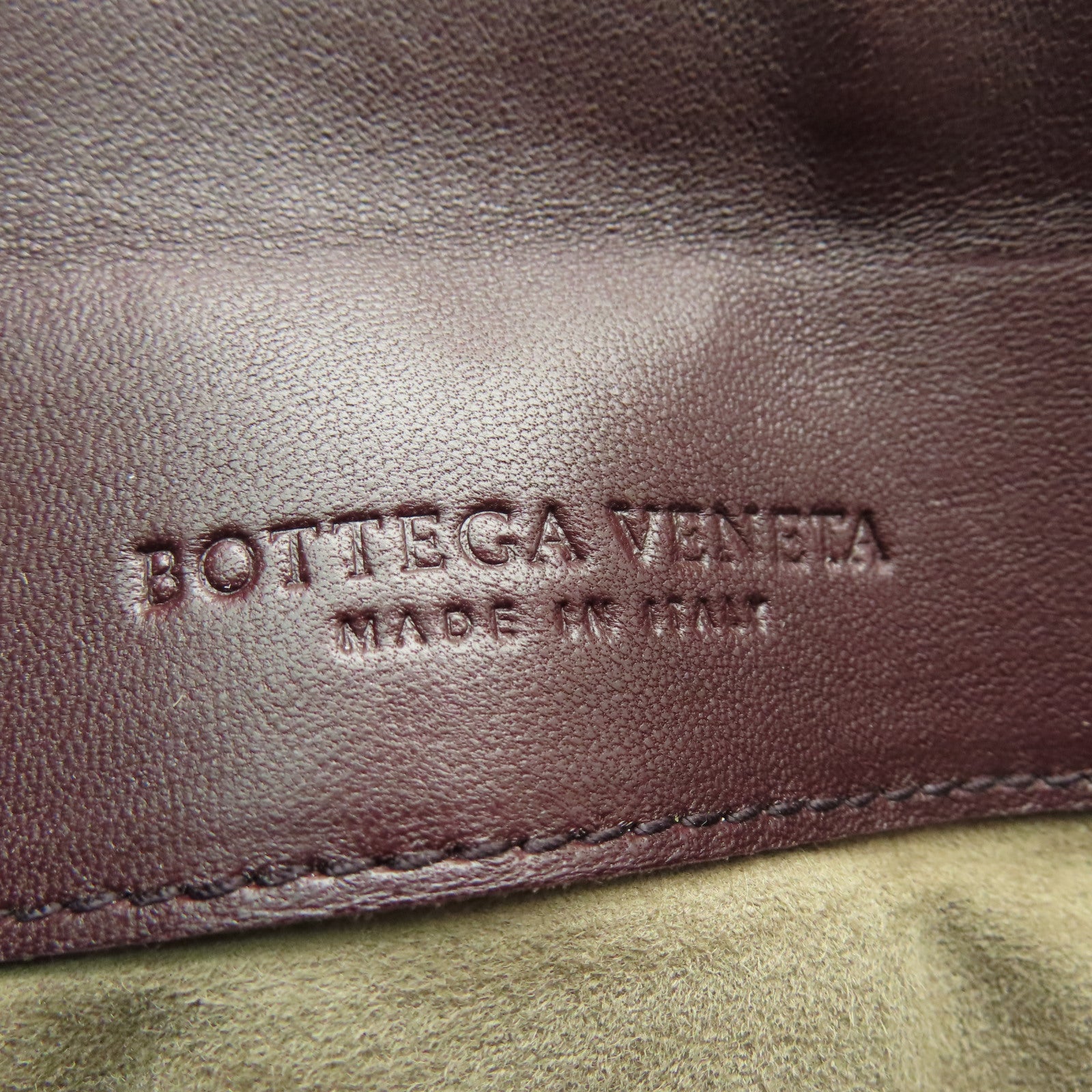 BOTTEGA VENETA 牛皮皮革2 Way Shoulder金扣手挽肩背兩用袋紅色/棕色
