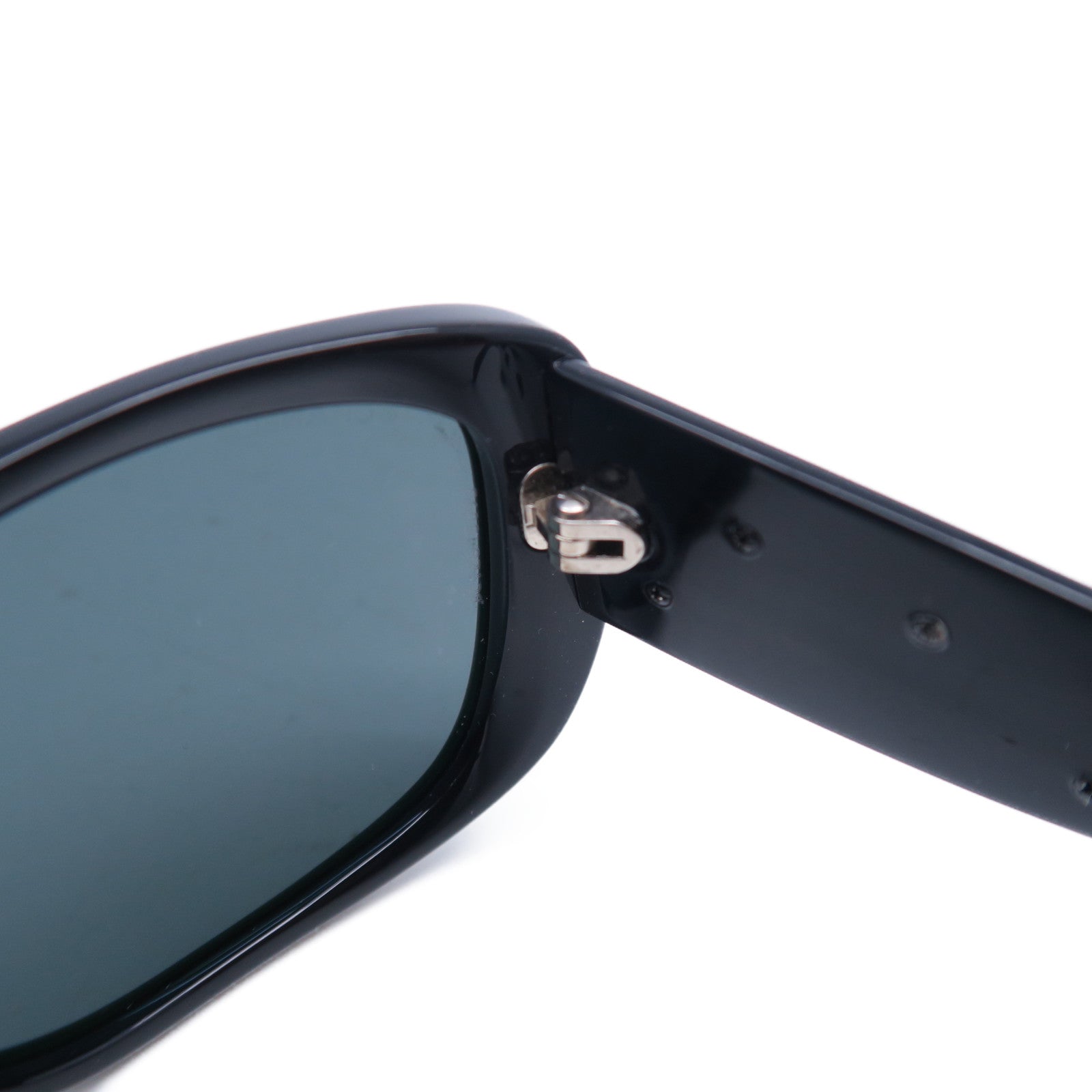 CHANEL PVC Sunglasses銀扣太陽眼鏡黑色/白色