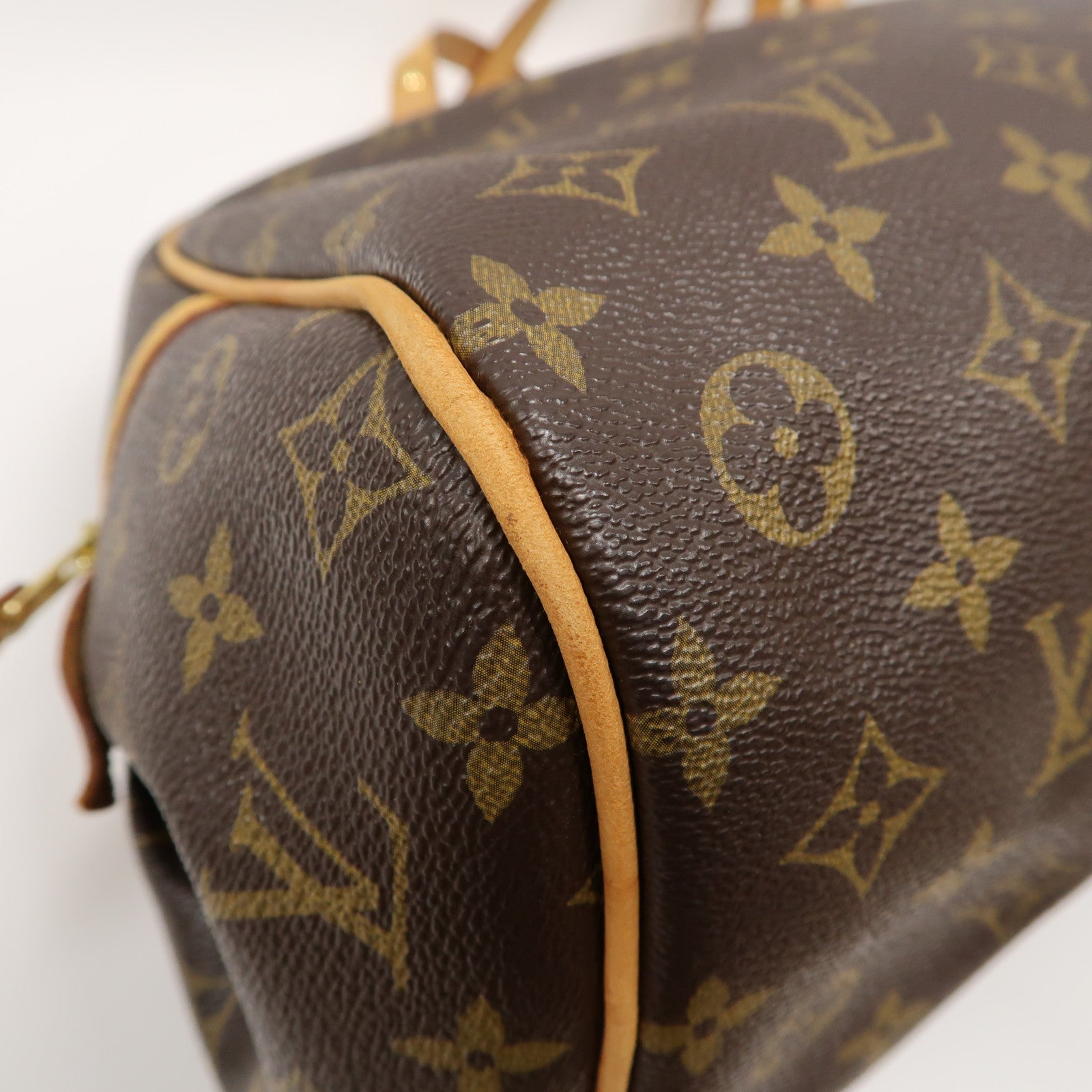 LOUIS VUITTON Monogram Montorgueil PM金扣肩背袋啡色