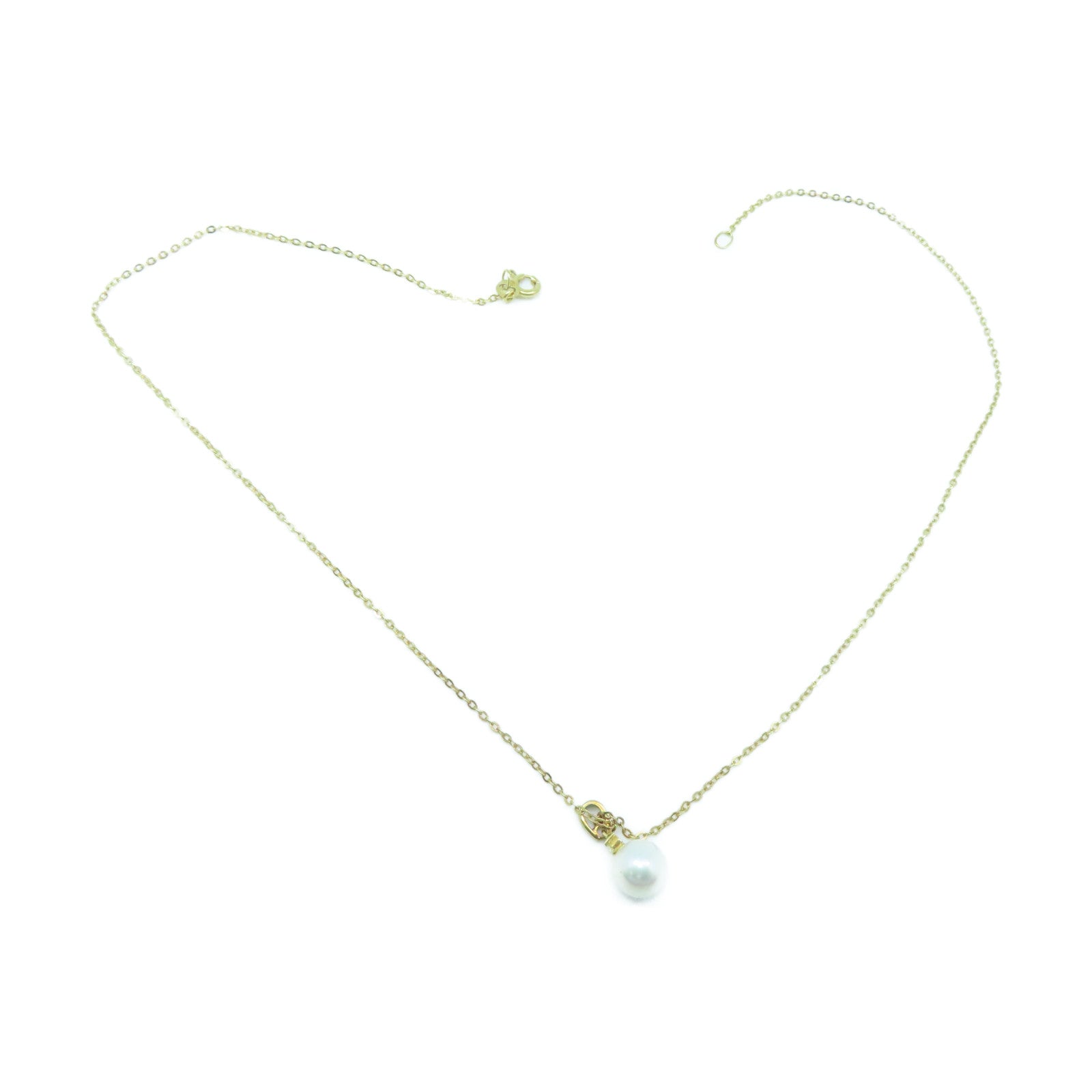 JEWELRY 18K Gold Pearl Necklace Necklace