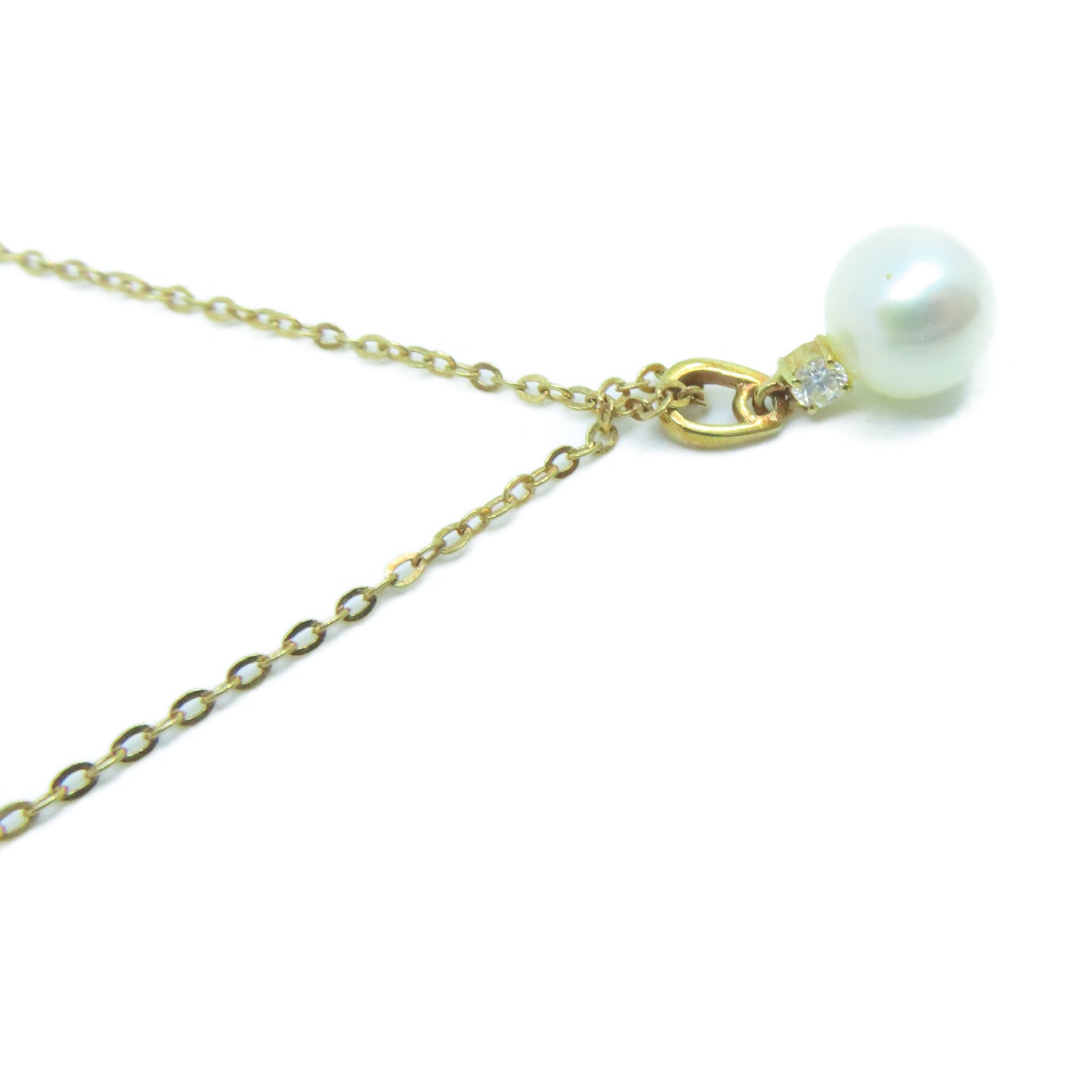JEWELRY 18K Gold Pearl Necklace Necklace