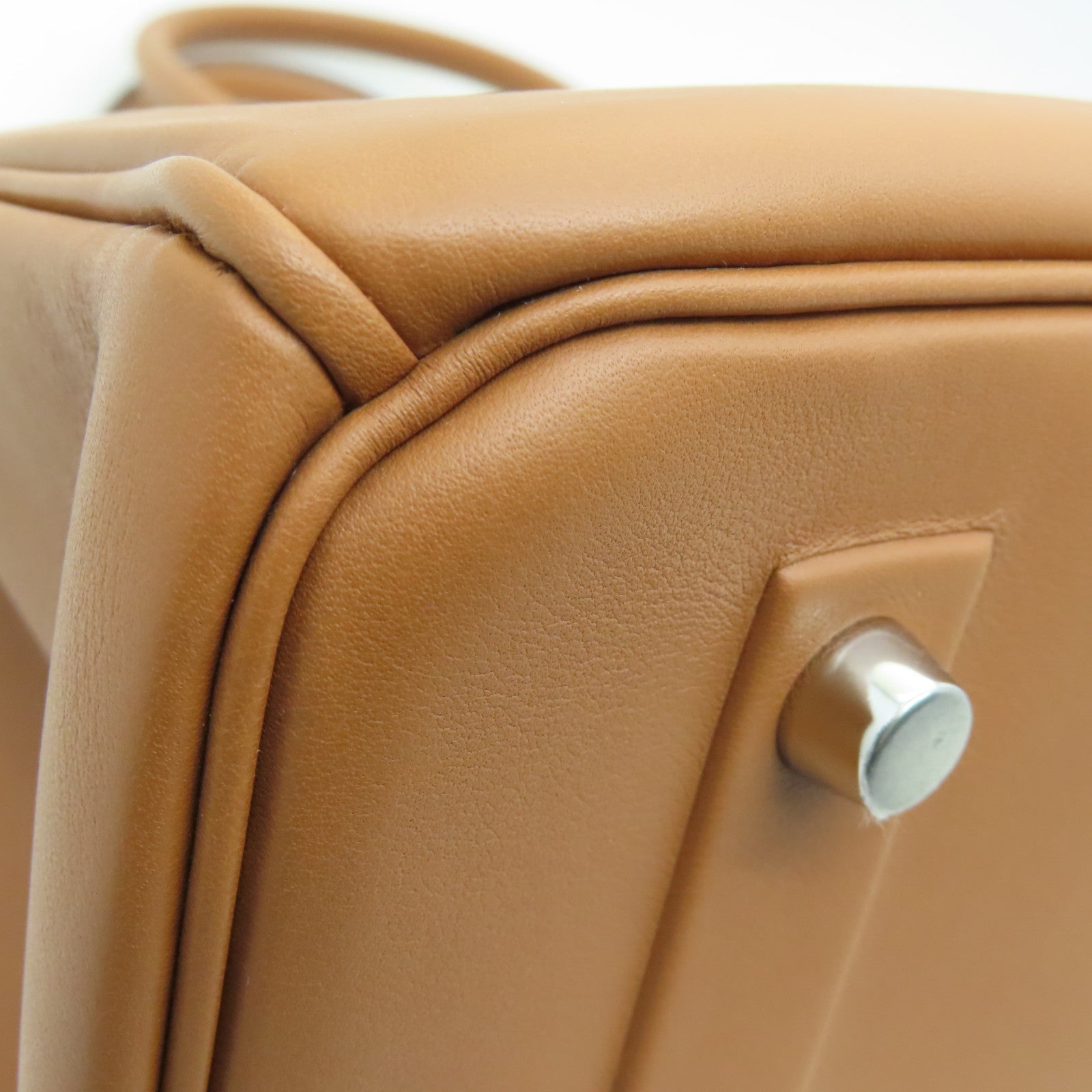 HERMES [Sharp Discount] Swift Leather Shadow 35 Handle Bag Gold