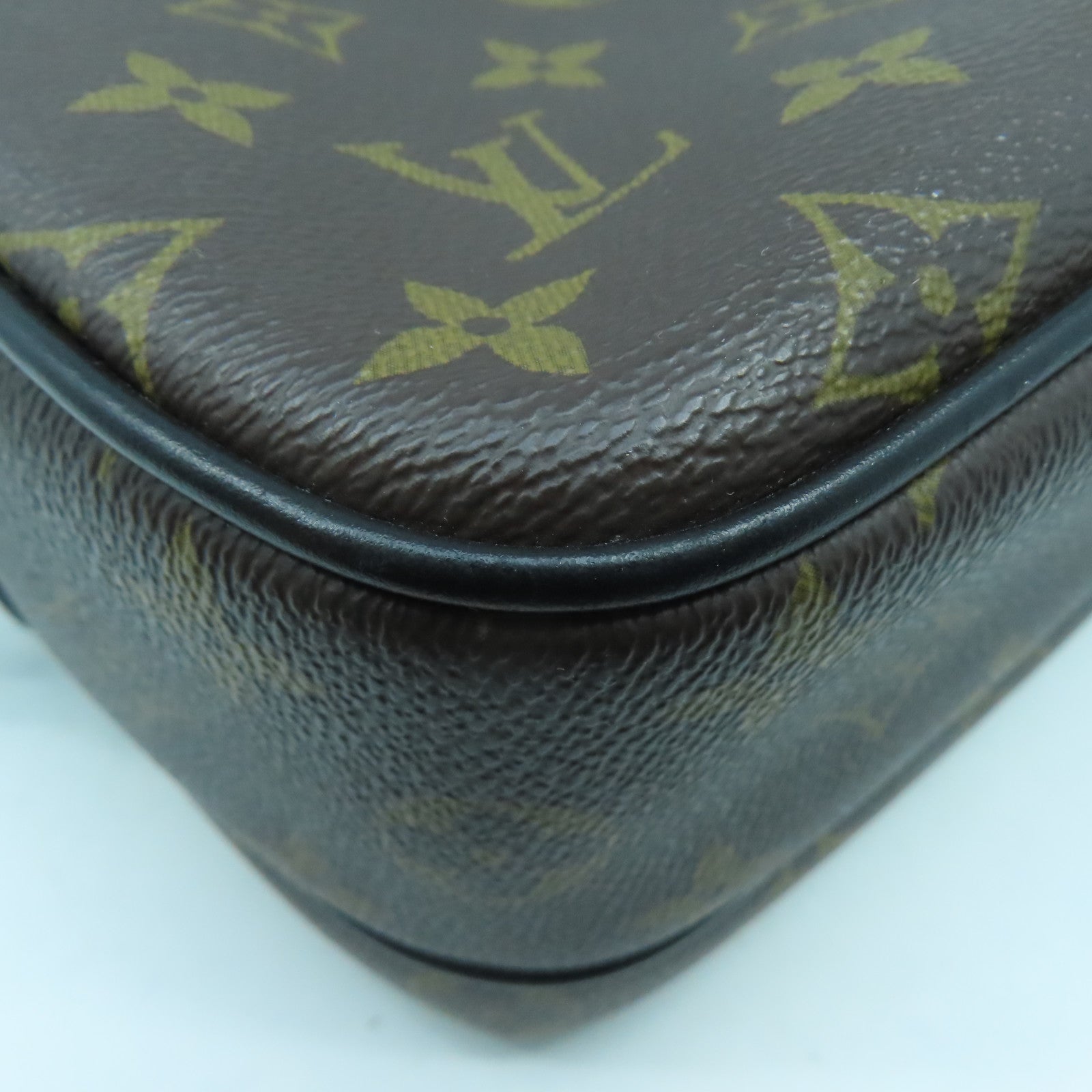 LOUIS VUITTON Monogram S Lock Messenger肩背袋啡色