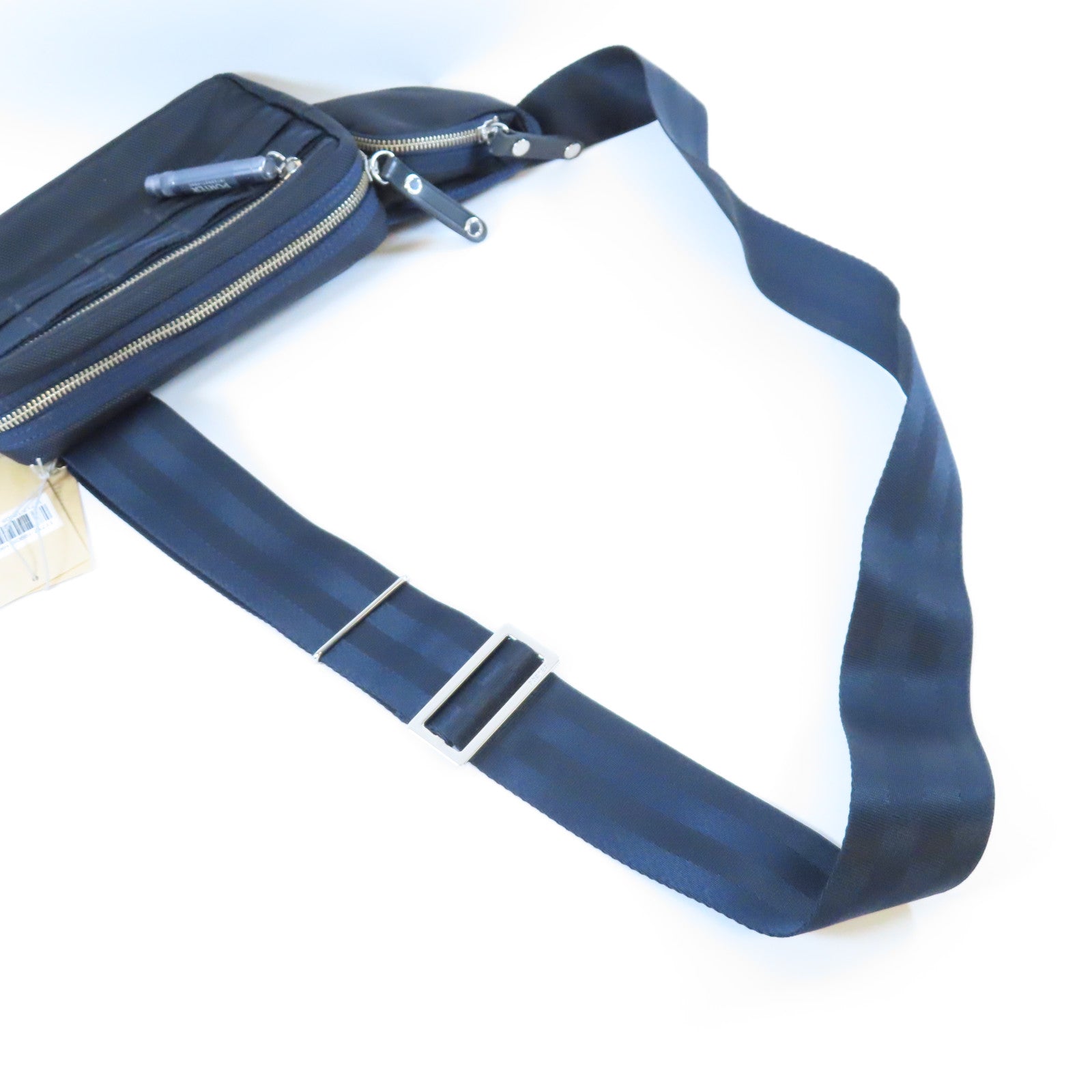 PORTER 尼龍Cross Carry Bag金扣肩背袋深藍色