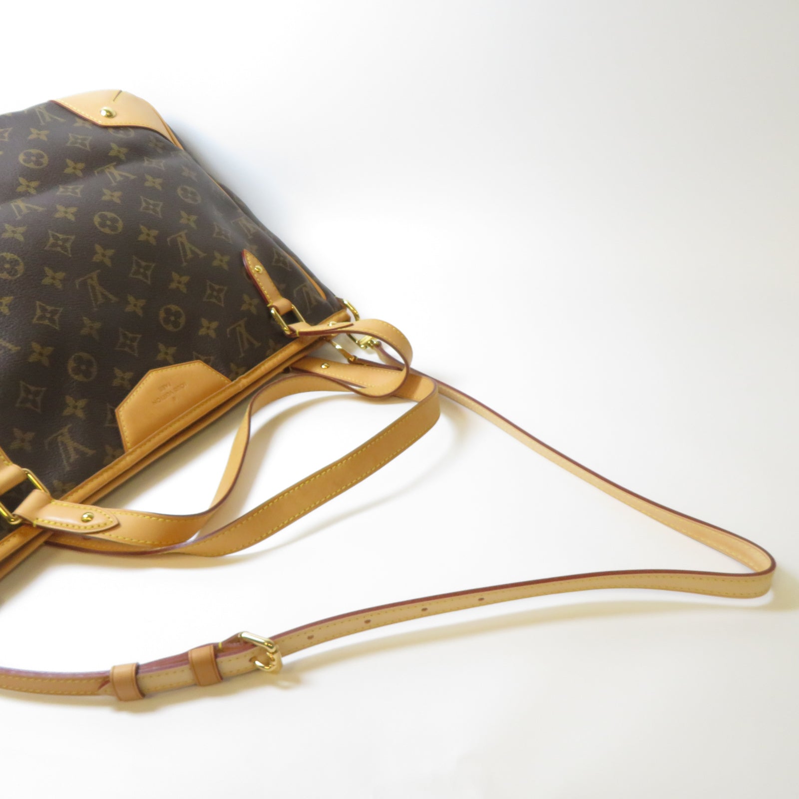 LOUIS VUITTON Monogram Estrela MM金扣手挽肩背兩用袋啡色