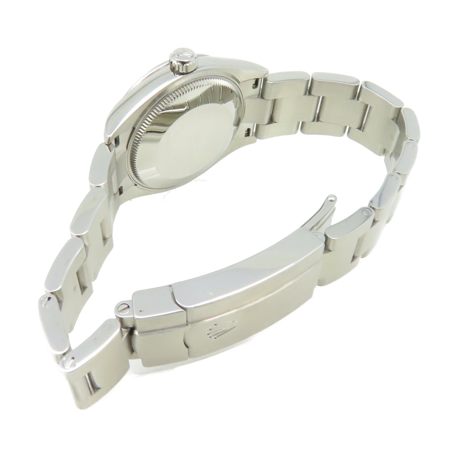 ROLEX Oyster Perpetual Watch不鏽鋼自動機芯手錶綠色/銀色