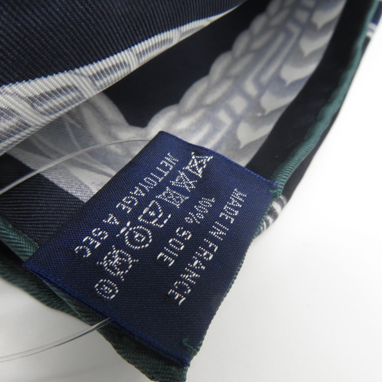 HERMES 【激減優惠】絲質Scarf絲巾藍色