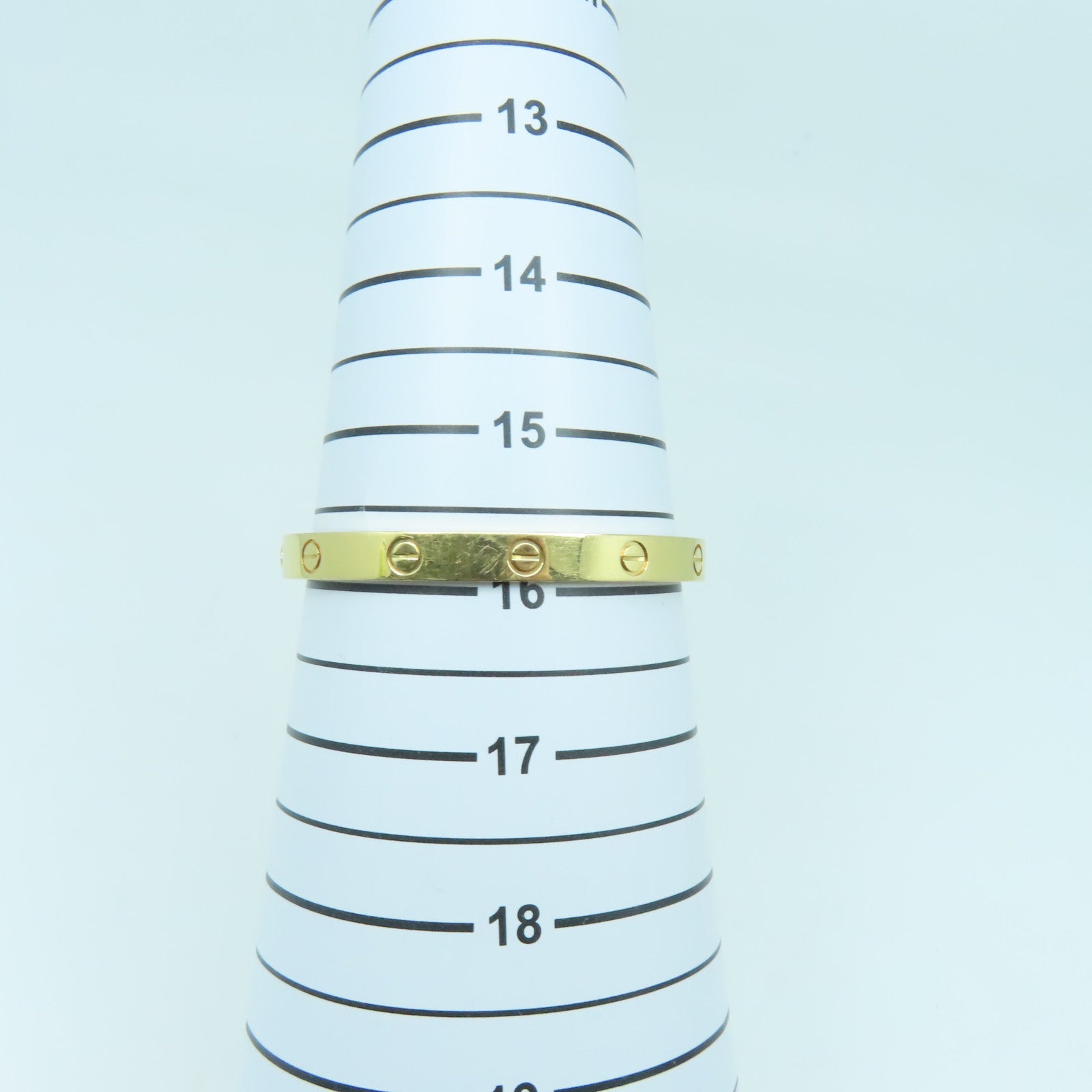 CARTIER 18K黃金Love Blaceret手鐲Cartier#17