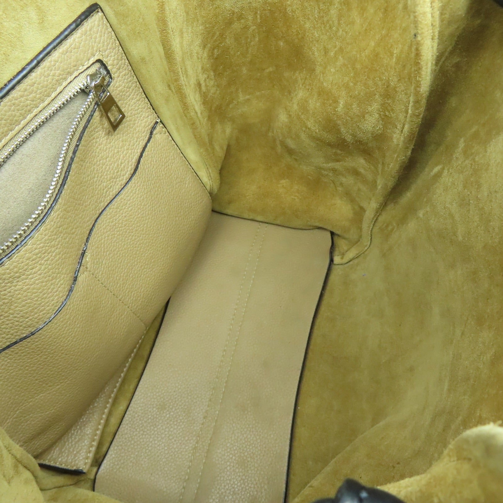 LOEWE 牛皮皮革Flamenco knot Shoulder tote bag銀扣肩背袋啡色/黑色