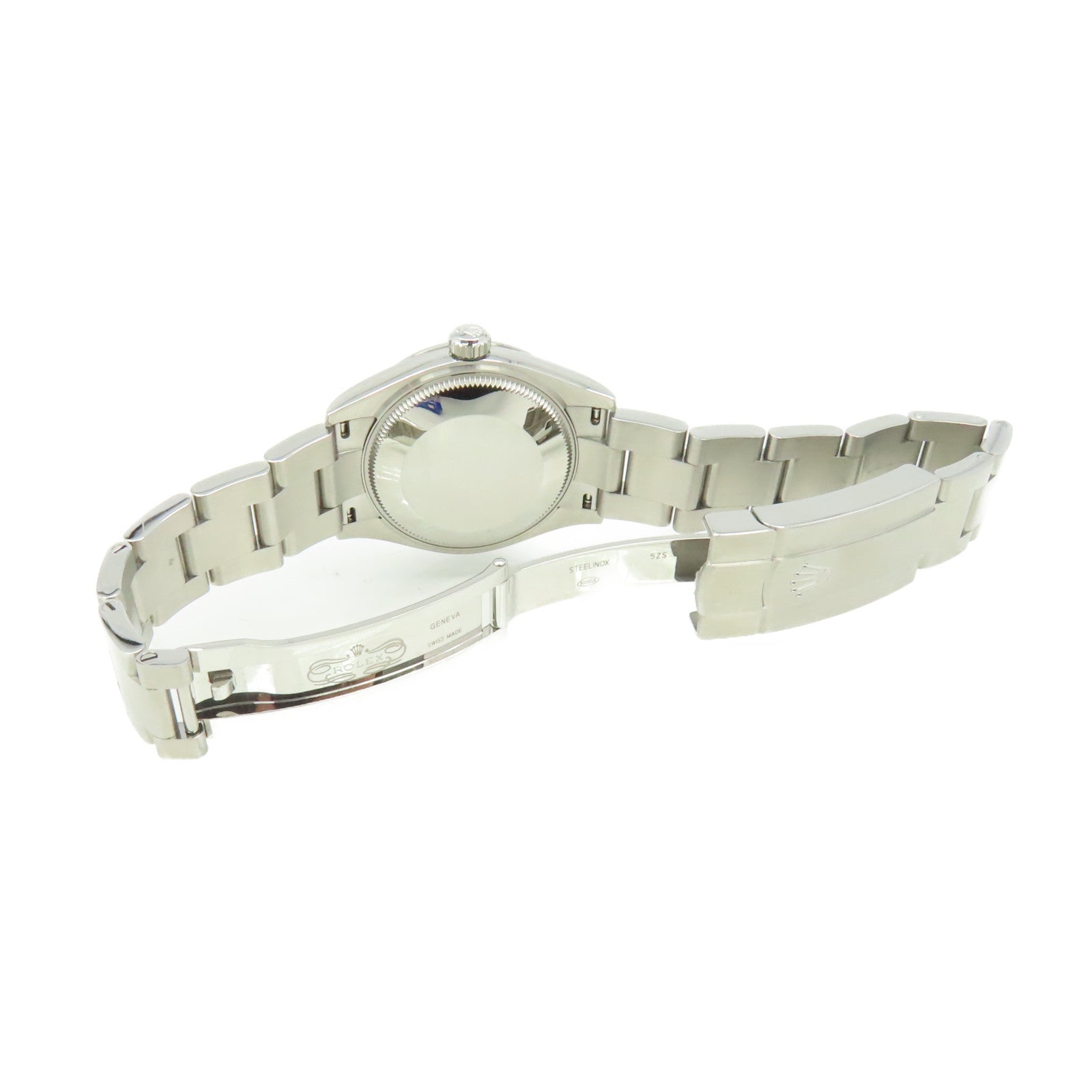 ROLEX Oyster Perpetual Watch不鏽鋼自動機芯手錶綠色/銀色