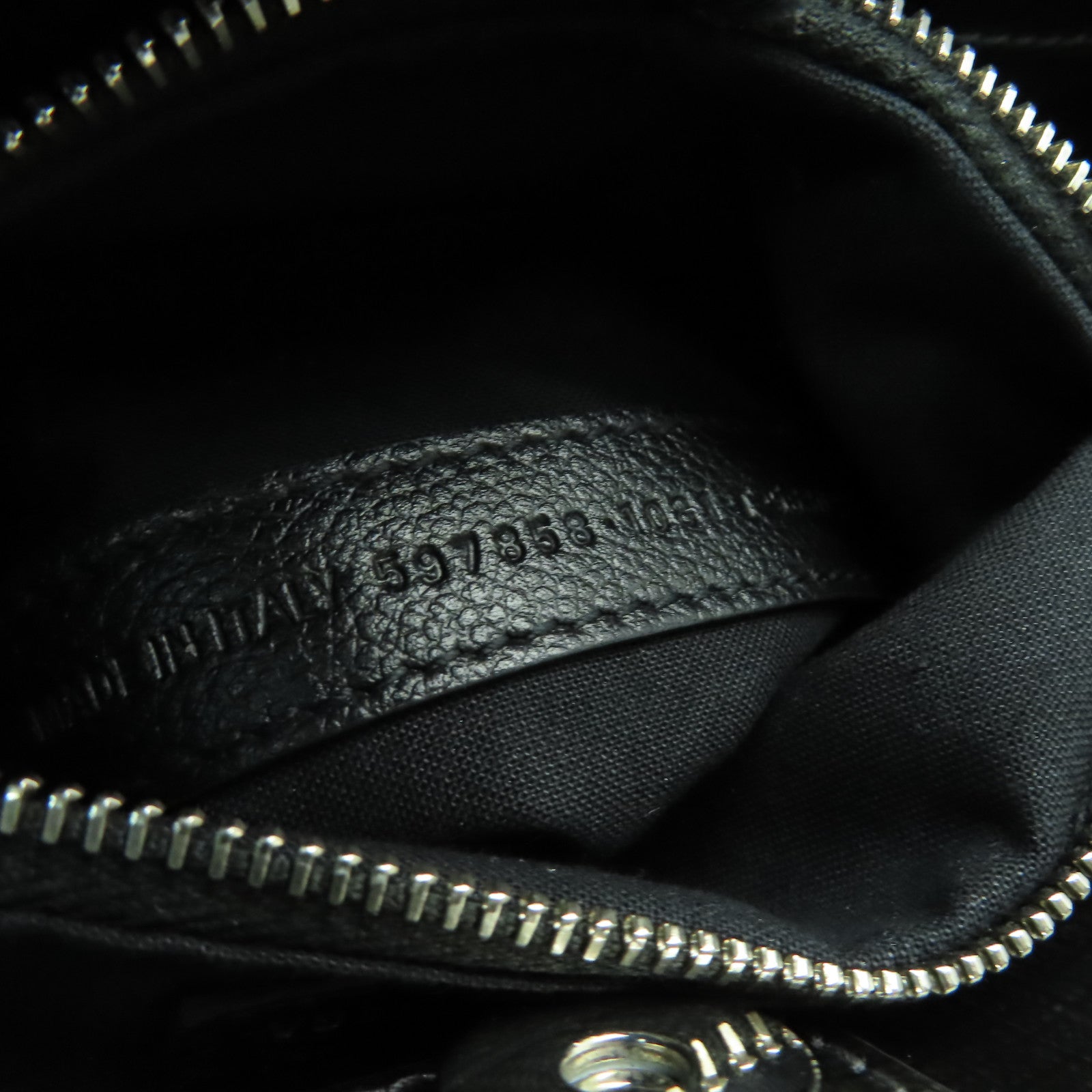 BALENCIAGA 牛皮皮革2 Way Shoulder銀扣手挽肩背兩用袋黑色