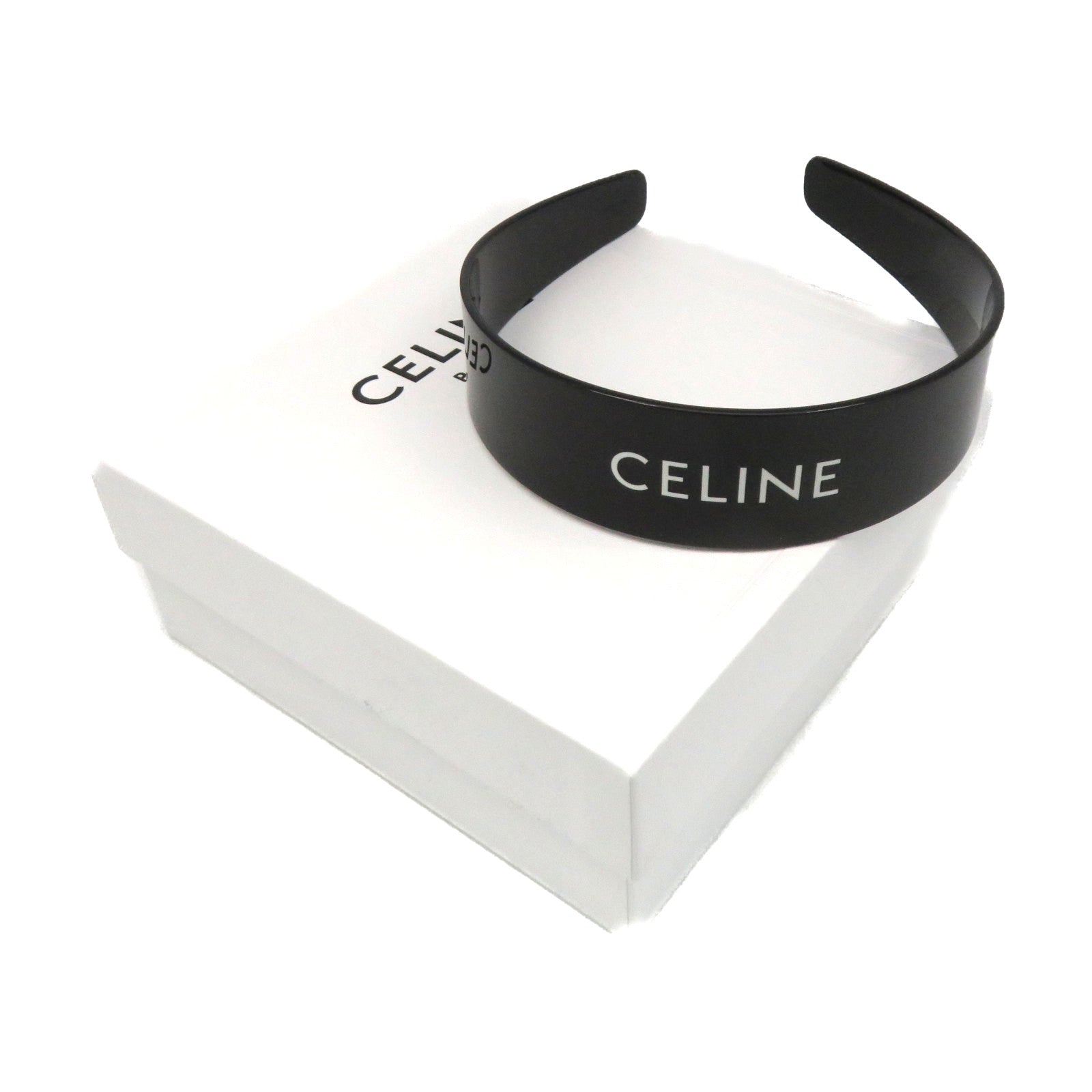 CELINE PVC Headband Black