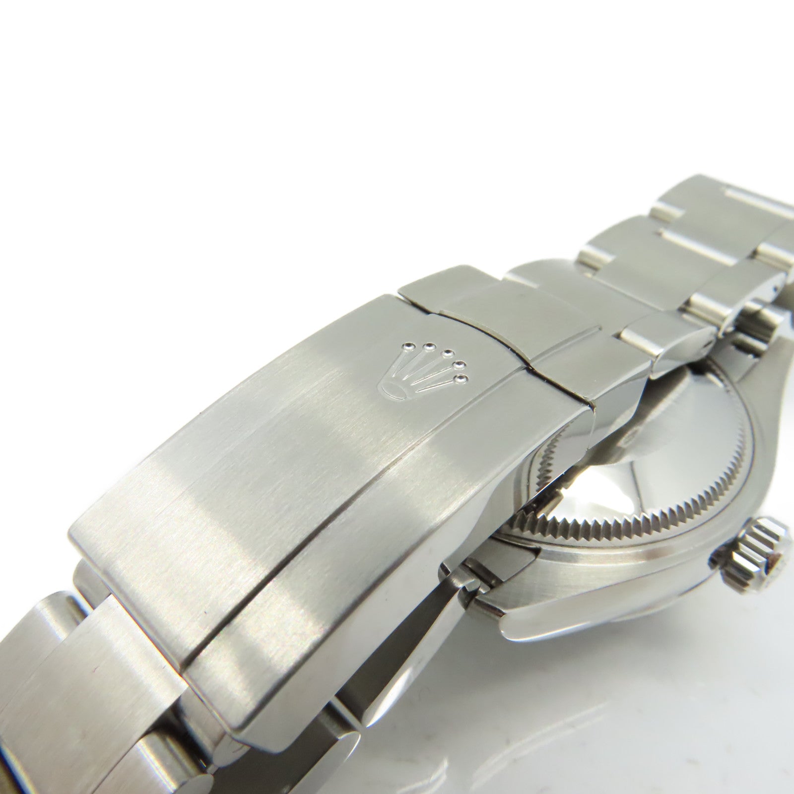ROLEX Oyster Perpetual Watch不鏽鋼自動機芯手錶綠色/銀色