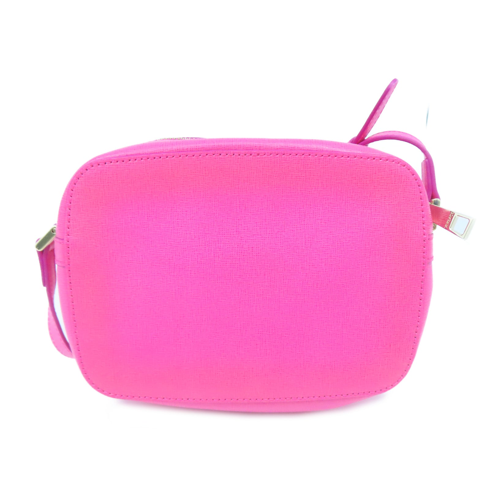 VERSACE 牛皮皮革Shoulder Bag金扣肩背袋粉紅色