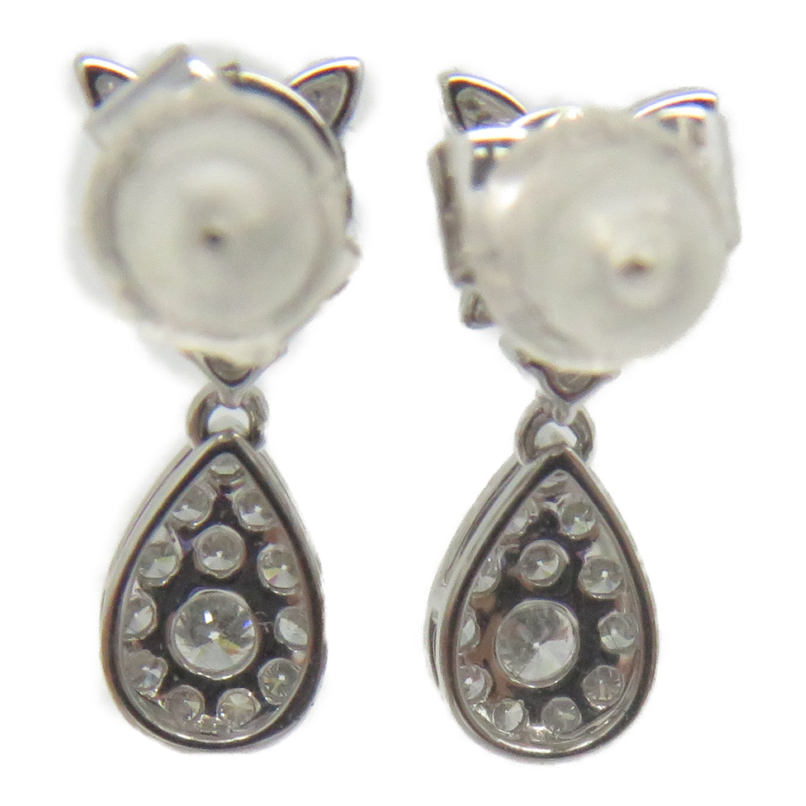 JEWELRY 【激減優惠】18K白金Diamond Earrings 0.444ct鑽石耳環