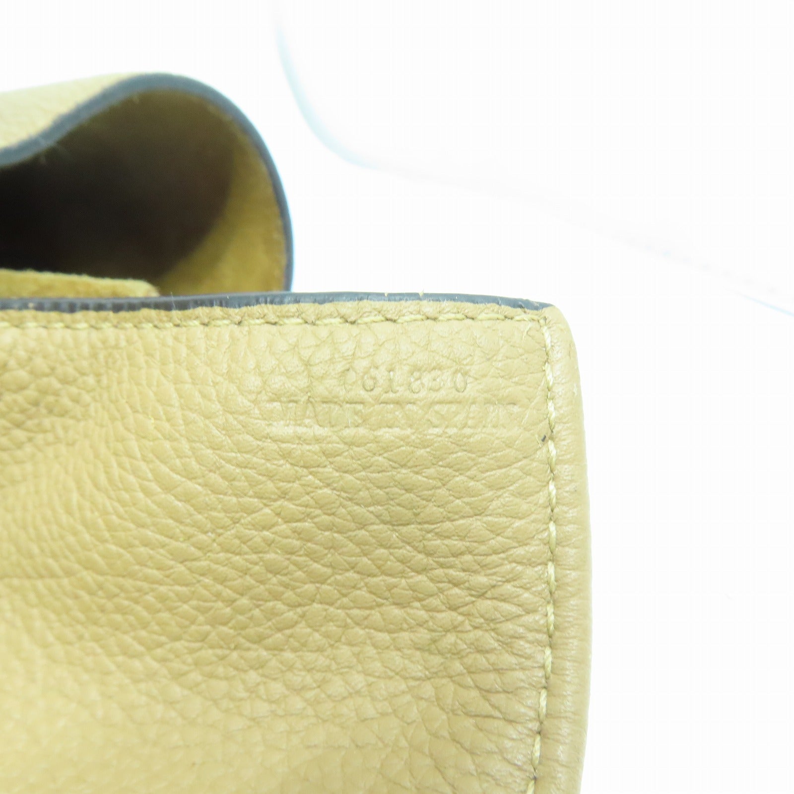 LOEWE 牛皮皮革Flamenco knot Shoulder tote bag銀扣肩背袋啡色/黑色