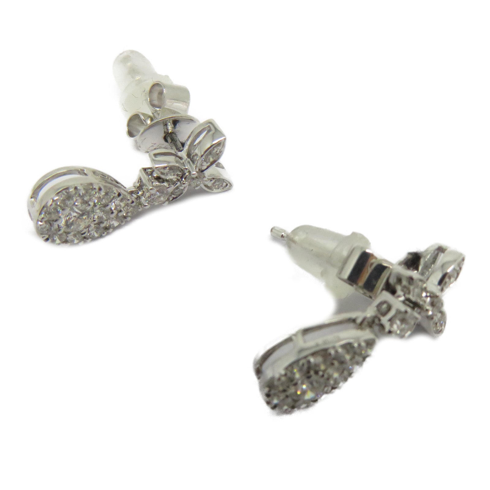 JEWELRY 【激減優惠】18K白金Diamond Earrings 0.444ct鑽石耳環