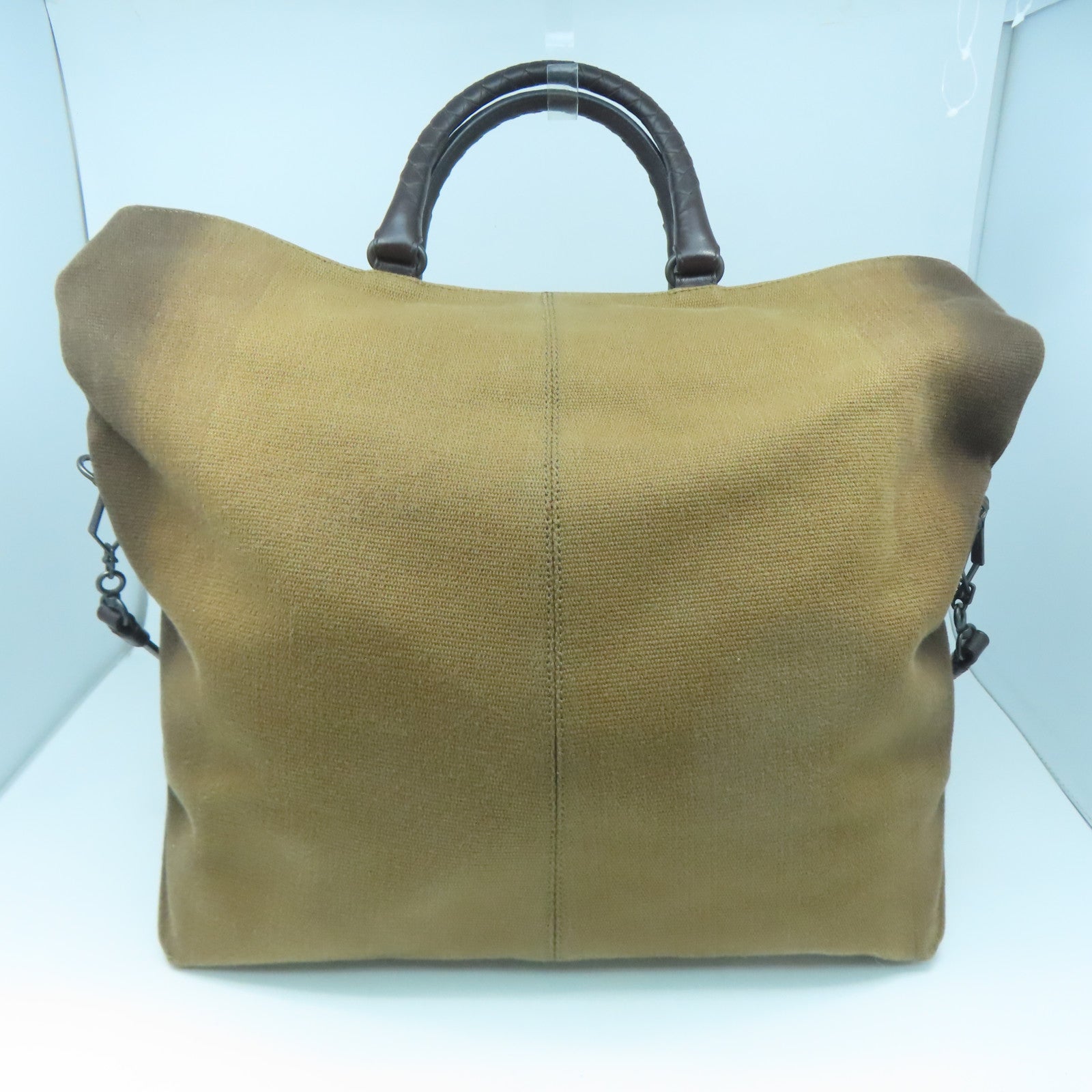 BOTTEGA VENETA Canvas 2way Shoulder Bag Handle Shoulder Bag Brown
