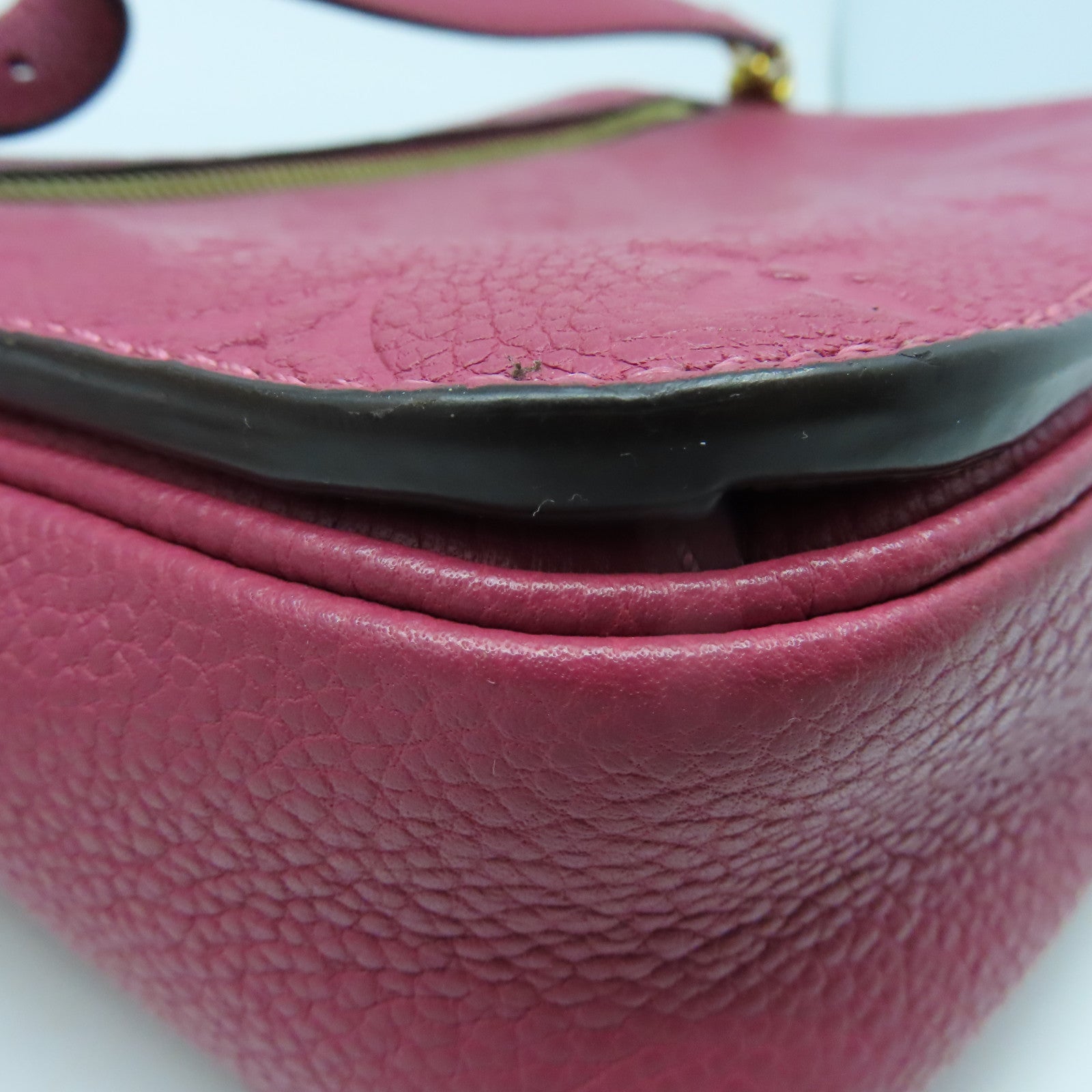 LOUIS VUITTON Monogram Empreinte Pochette Metis 2 Way Shoulder金扣肩背袋粉紅色