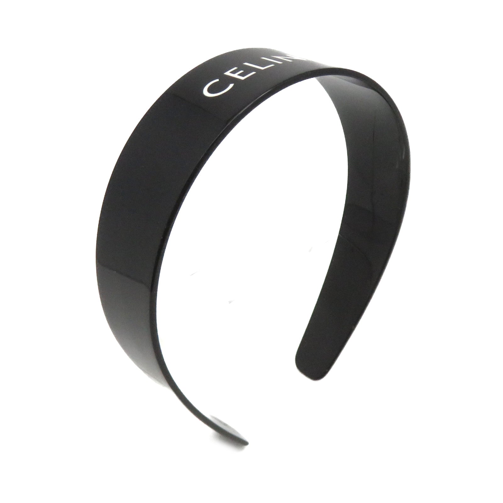 CELINE PVC Headband Black