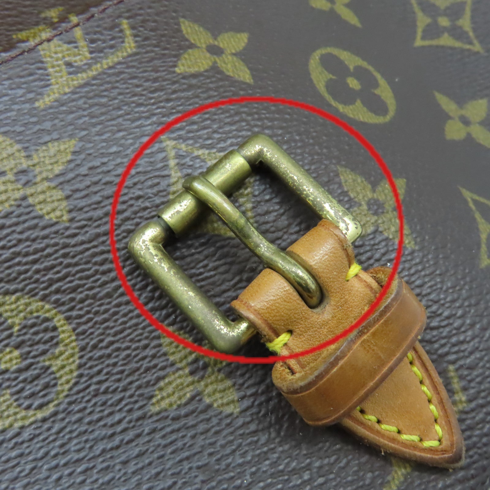 LOUIS VUITTON Monogram Sologne Shoulder Bag金扣肩背袋啡色