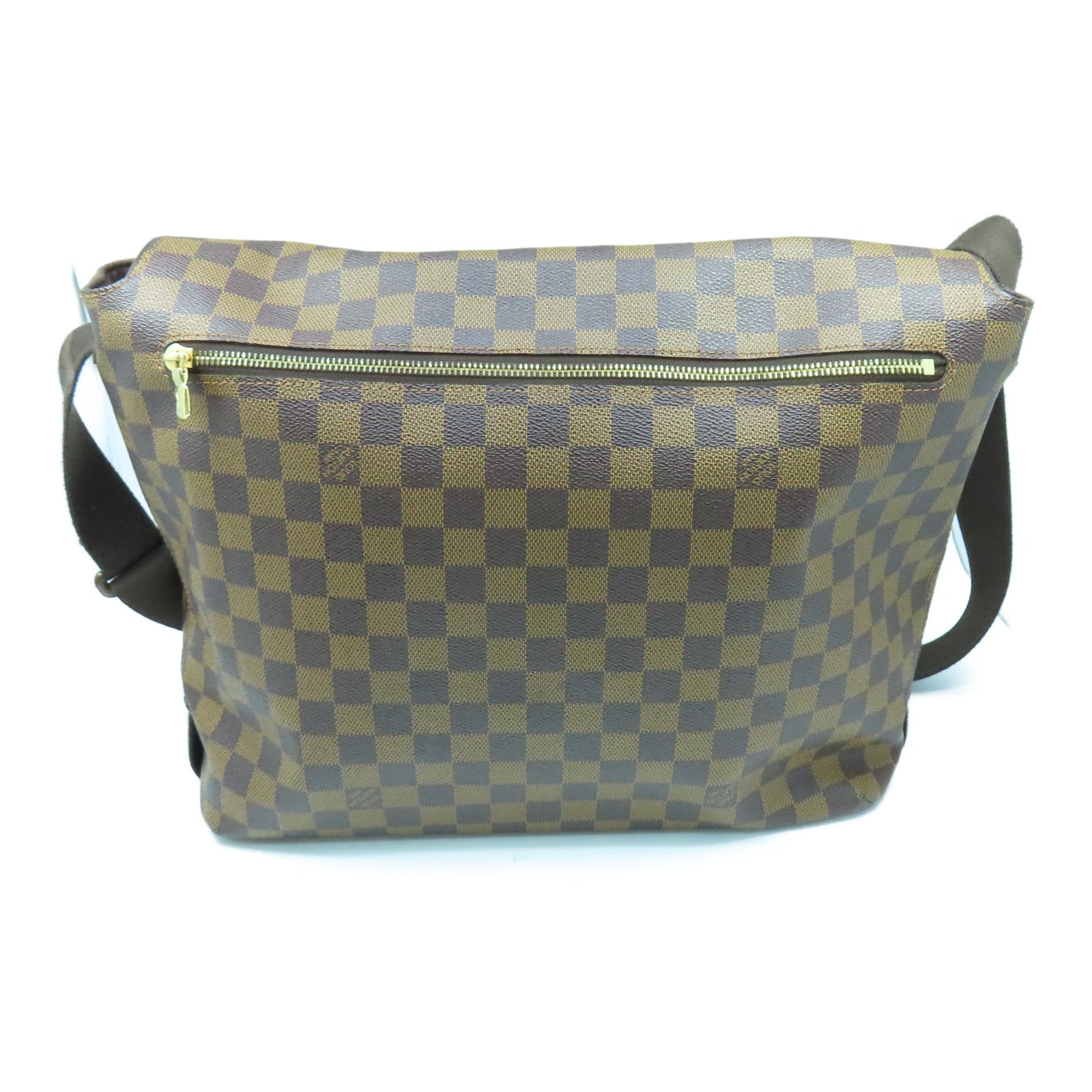LOUIS VUITTON 【激減優惠】Damier Brooklyn GM金扣肩背袋棕色