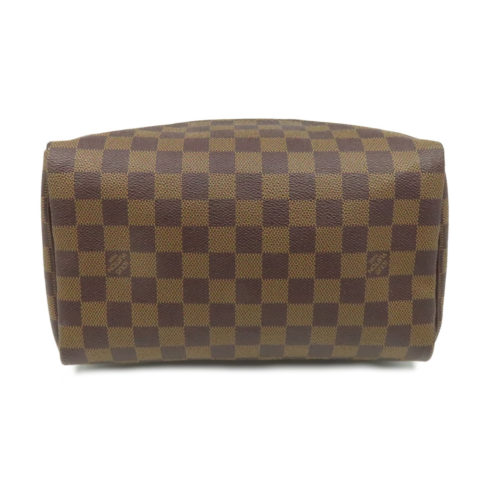 LOUIS VUITTON Damier Speedy 25金扣手挽袋啡色