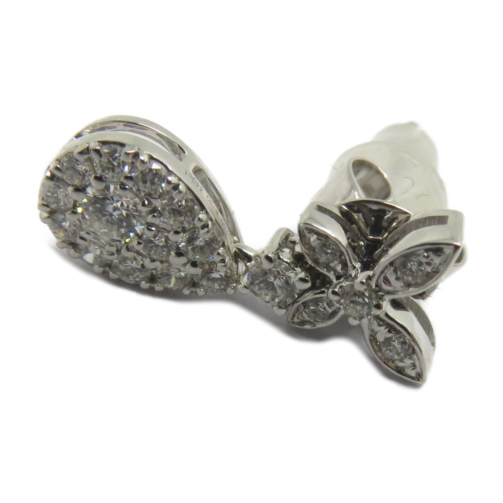 JEWELRY 【激減優惠】18K白金Diamond Earrings 0.444ct鑽石耳環