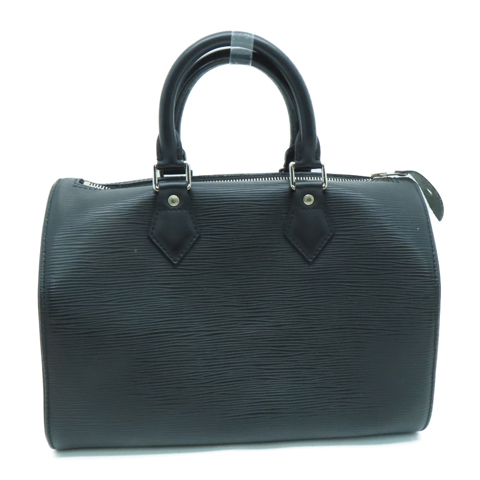 LOUIS VUITTON Epi Speedy 30银扣手挽袋黑色
