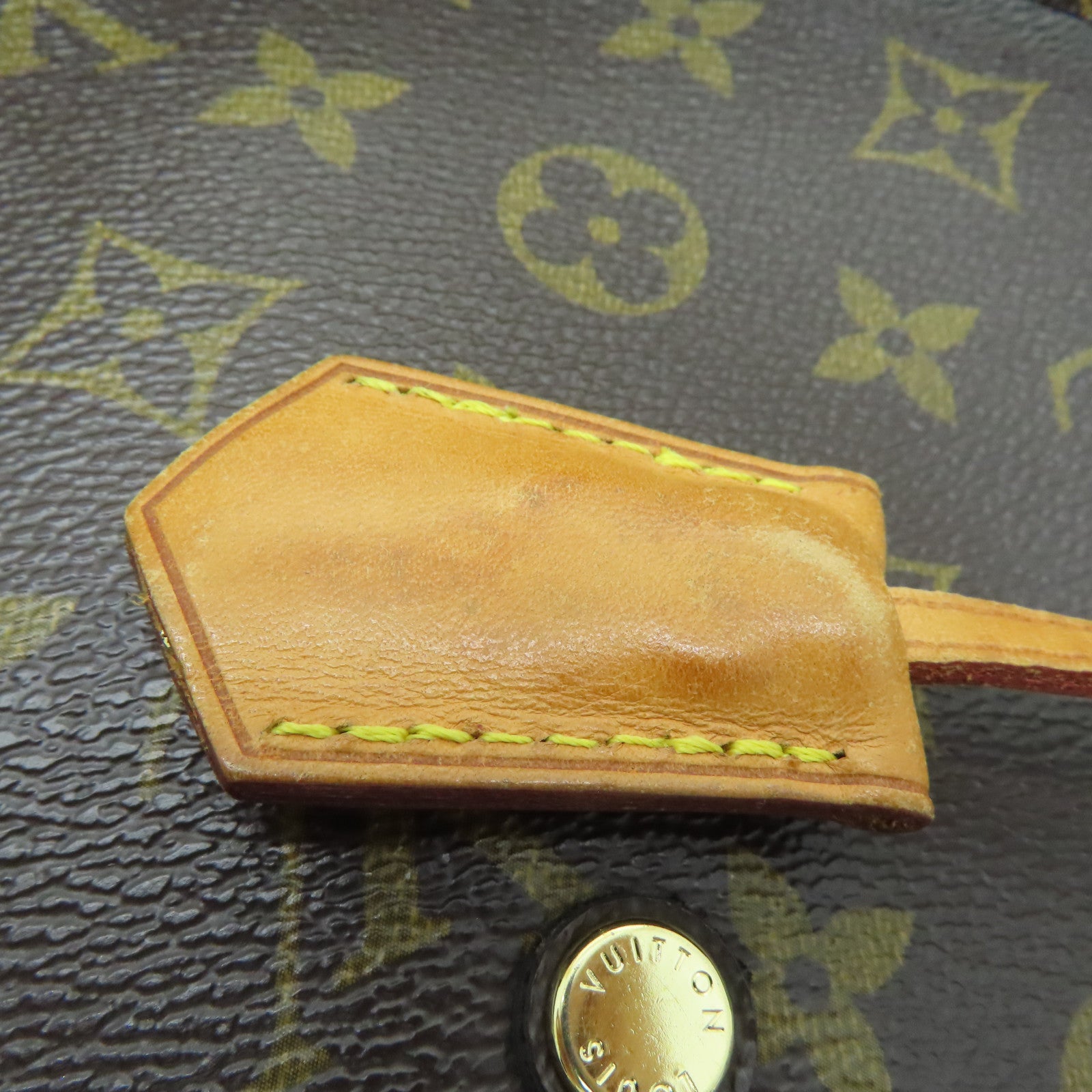 LOUIS VUITTON Monogram Montaigne MM金扣手挽肩背两用袋啡色