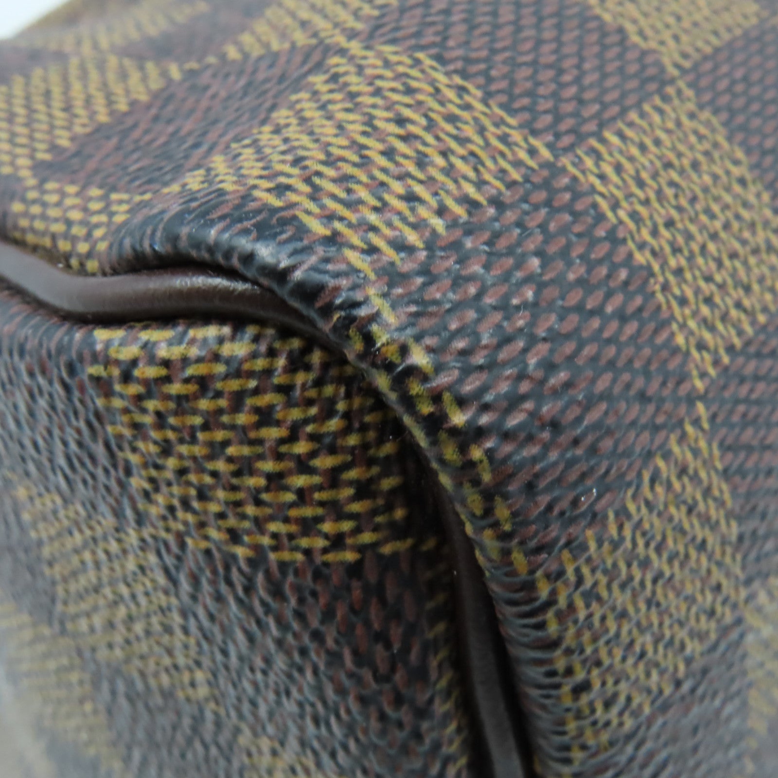 LOUIS VUITTON Damier Speedy 25金扣手挽袋啡色